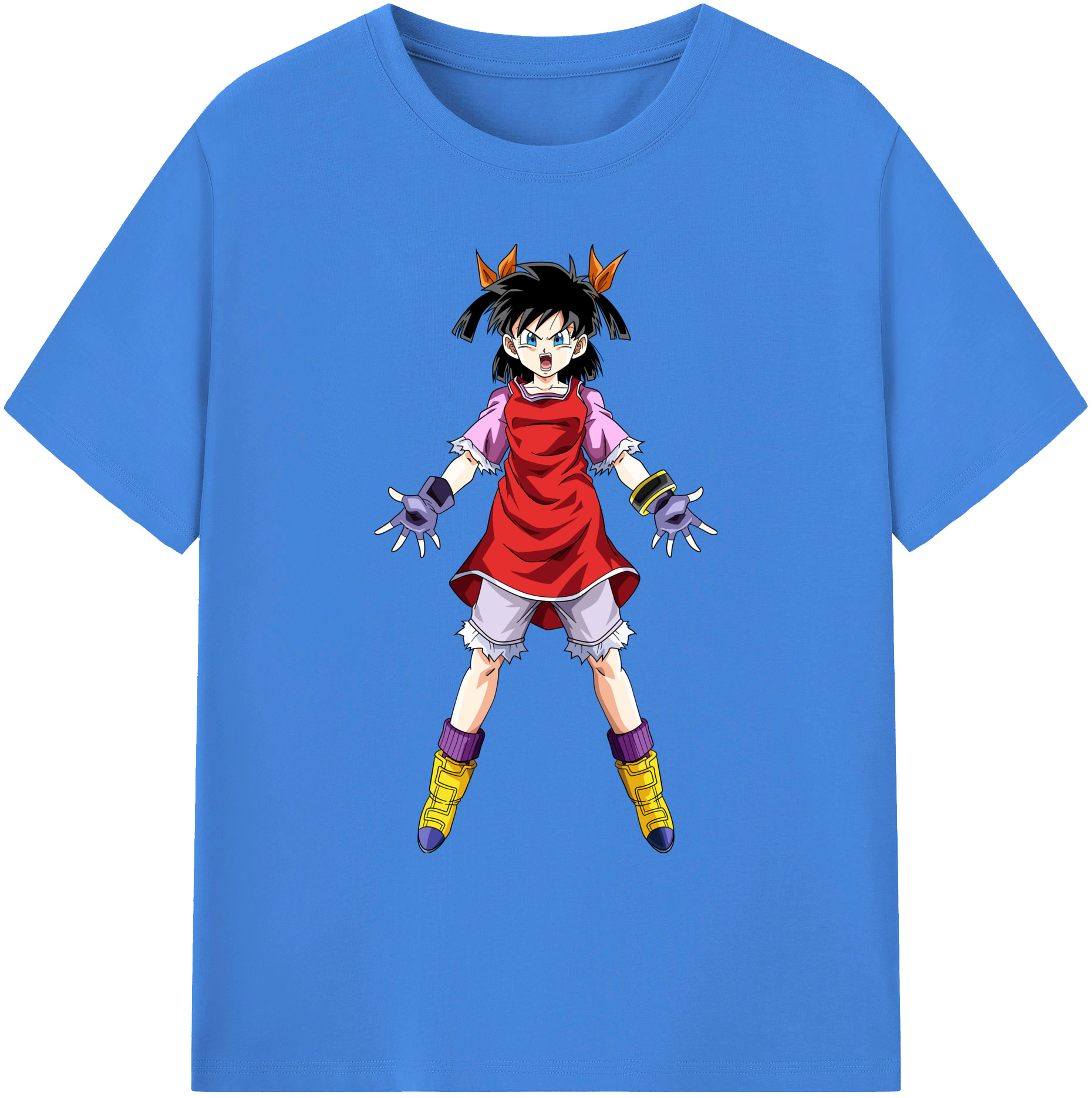 （画像用） ドラゴンボール パン DRAGON BALL Pan 綿100％ メンズ半袖Tシャツ｜肌触りやわらか＆通気性