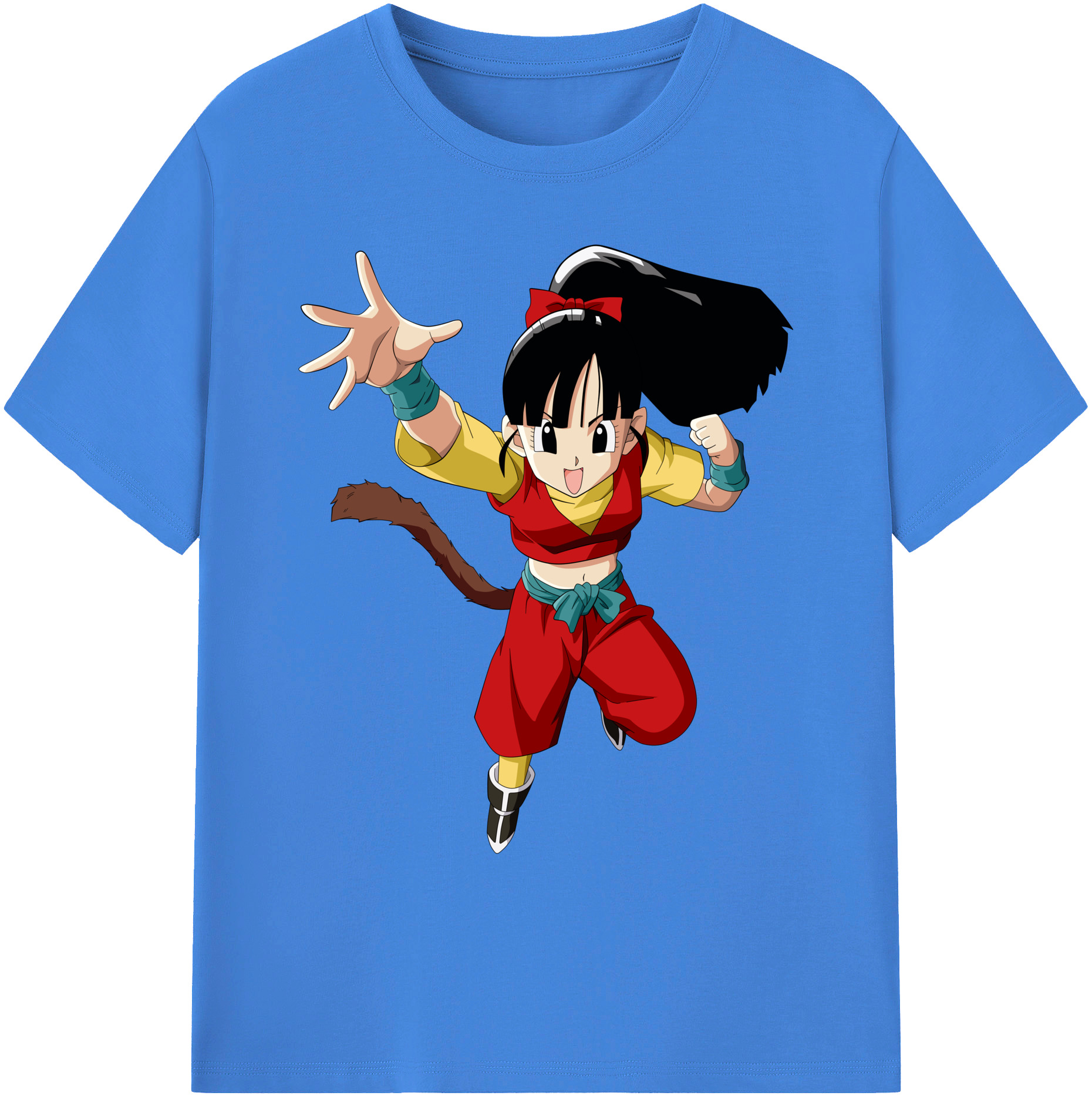 （画像用） ドラゴンボール パン DRAGON BALL Pan 綿100％ メンズ半袖Tシャツ｜肌触りやわらか＆通気性