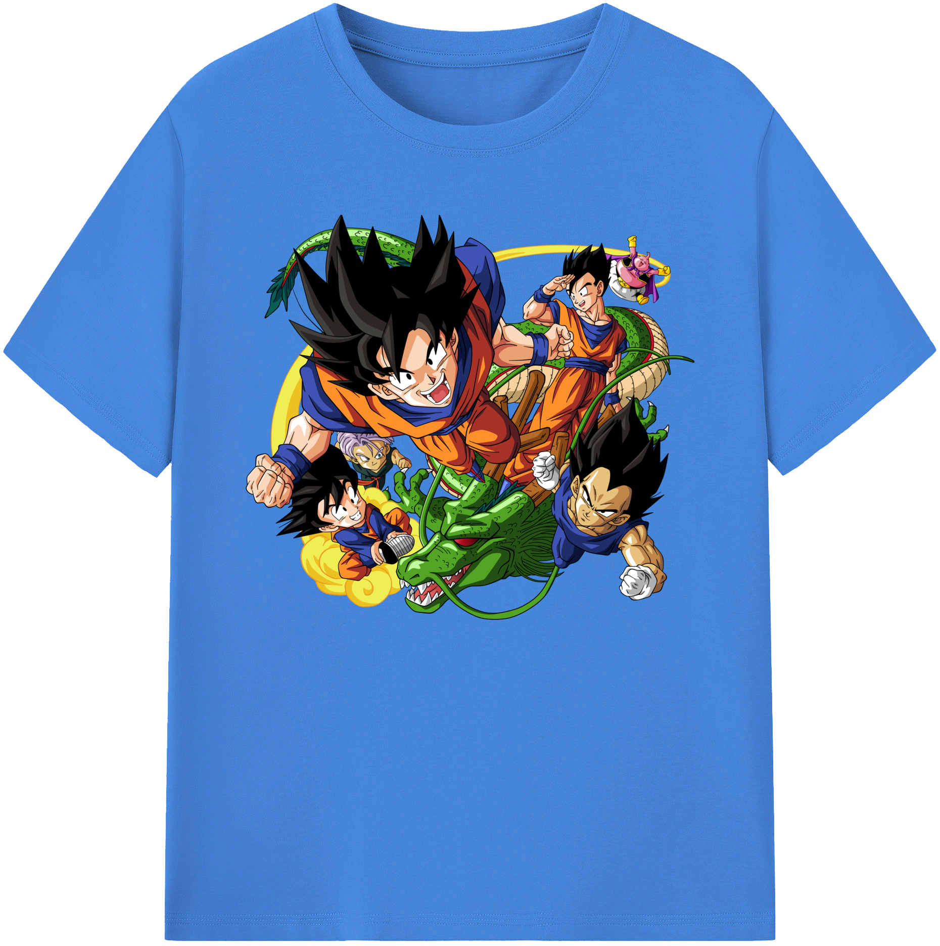 （画像用） ドラゴンボール DRAGON BALL 綿100％ メンズ半袖Tシャツ｜肌触りやわらか＆通気性