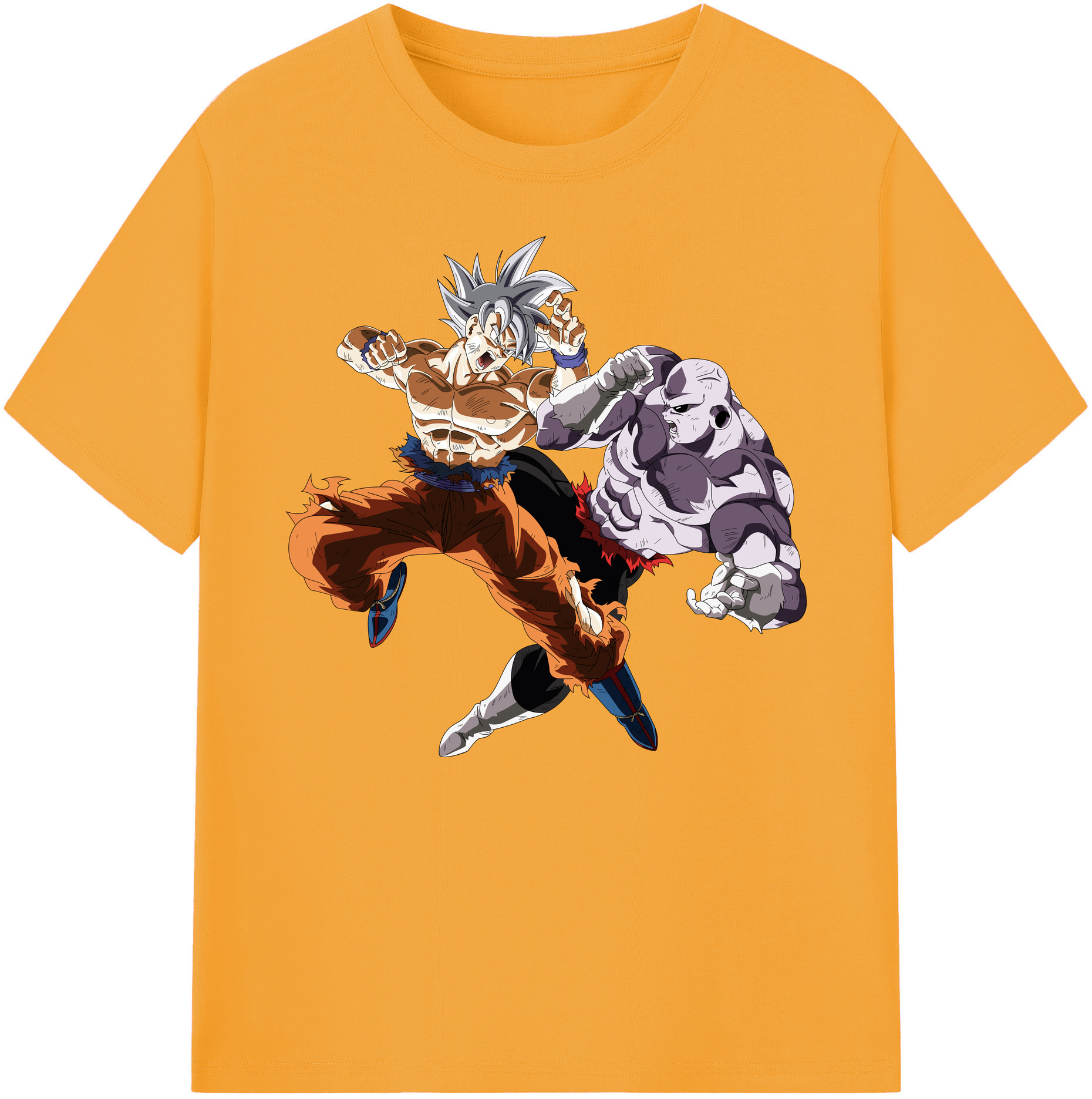 （画像用） ドラゴンボール 孫悟空（そん ごくう）Son Goku カカロット DRAGON BALL Kakarotto 綿100％ メンズ半袖Tシャツ｜肌触りやわらか＆通気性