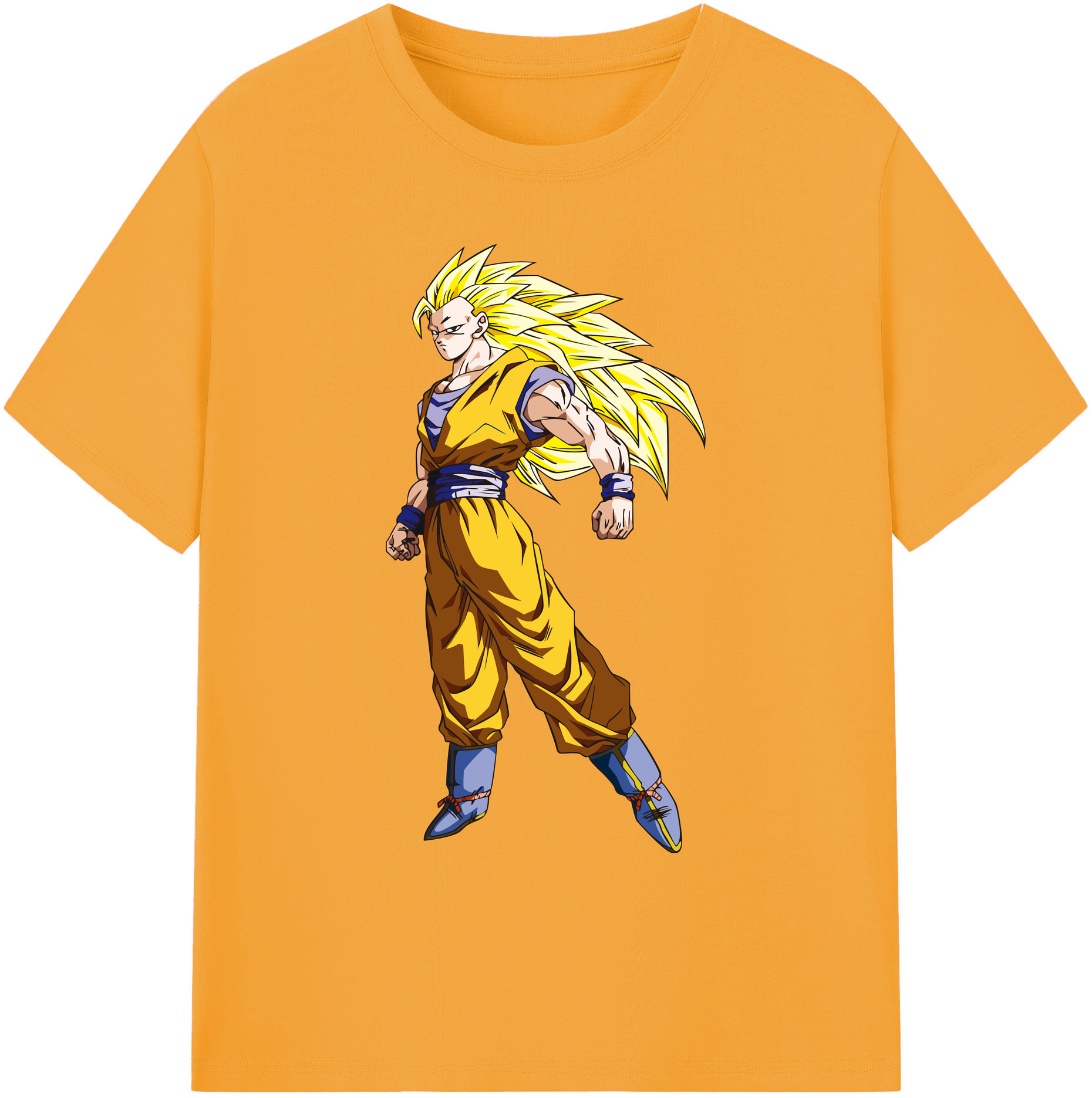 （画像用） ドラゴンボール 孫悟空（そん ごくう）Son Goku カカロット DRAGON BALL Kakarotto 綿100％ メンズ半袖Tシャツ｜肌触りやわらか＆通気性