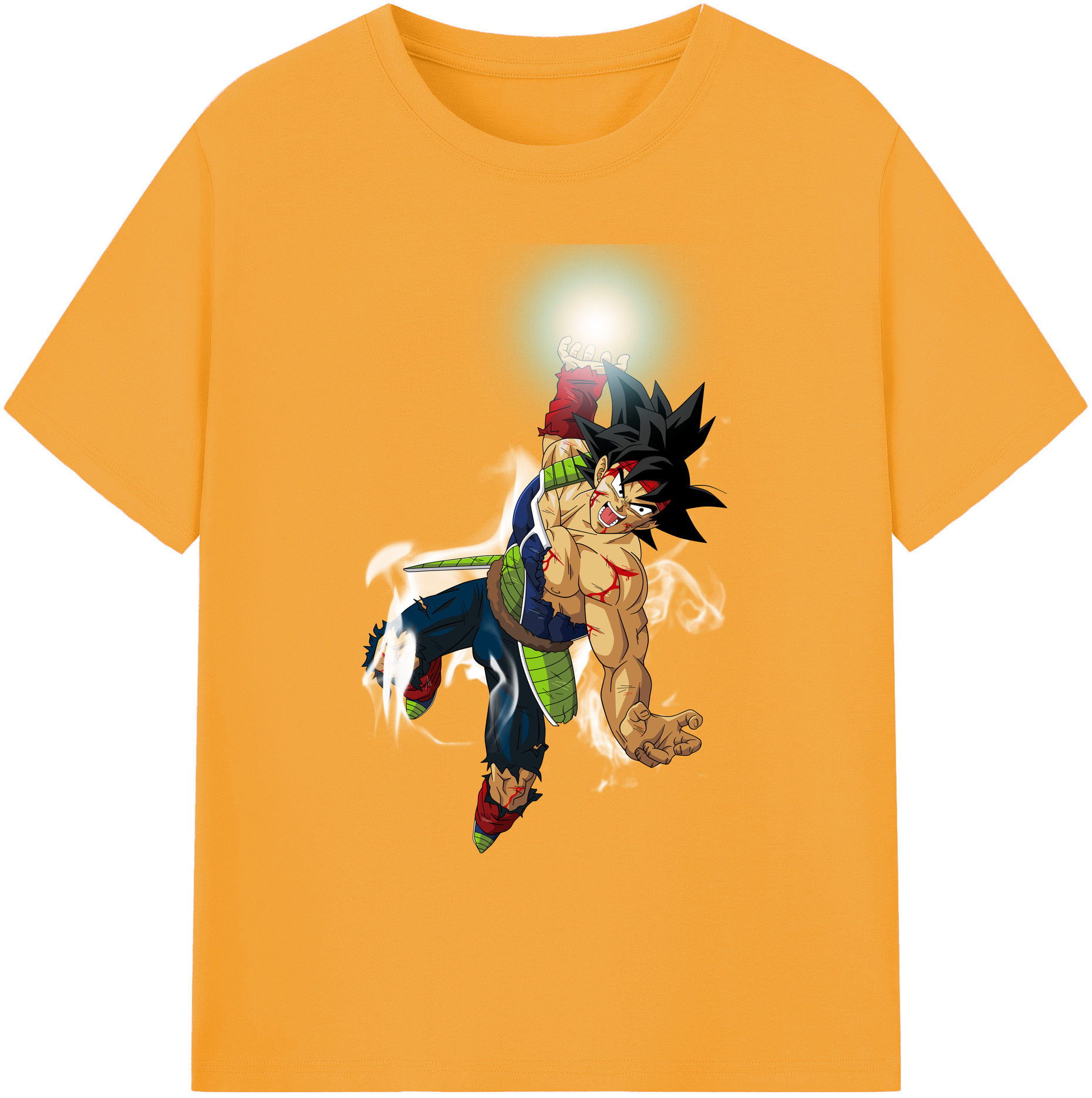 （画像用） ドラゴンボール バーダック DRAGON BALL Burdock 綿100％ メンズ半袖Tシャツ｜肌触りやわらか＆通気性
