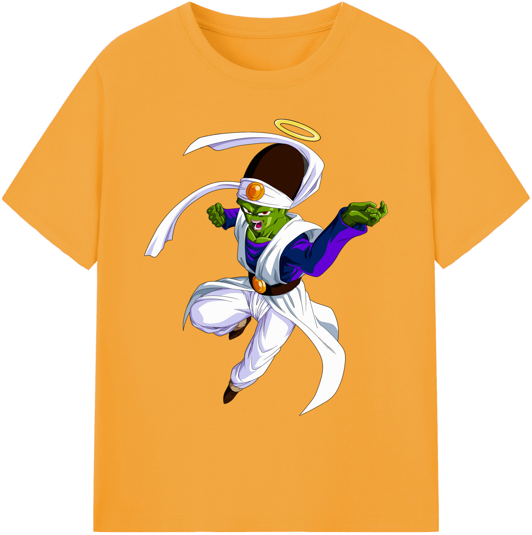 （画像用） ドラゴンボール パイクーハン DRAGON BALL Pikkon 綿100％ メンズ半袖Tシャツ｜肌触りやわらか＆通気性