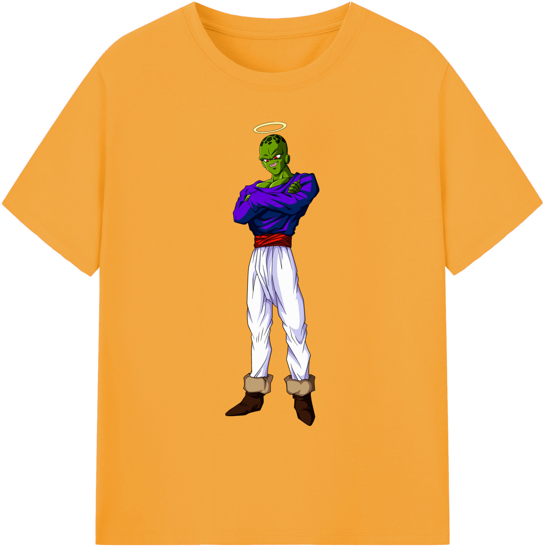 （画像用） ドラゴンボール パイクーハン DRAGON BALL Pikkon 綿100％ メンズ半袖Tシャツ｜肌触りやわらか＆通気性