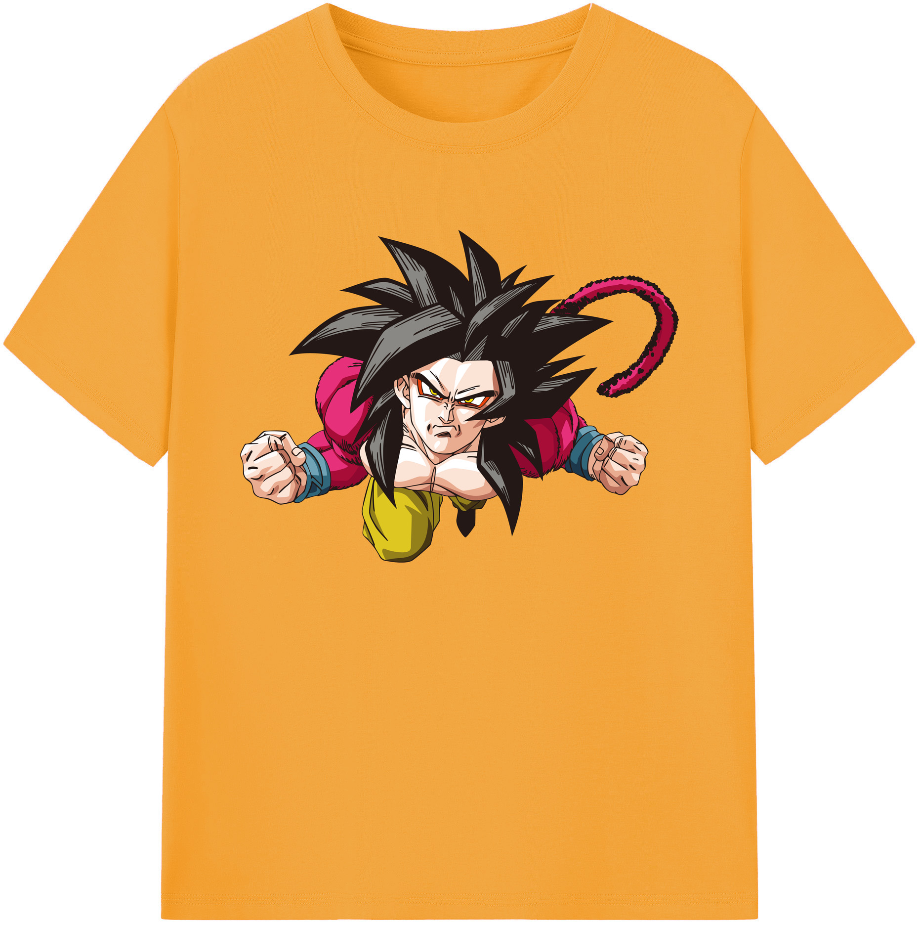 （画像用） ドラゴンボール 孫悟空（そん ごくう）Son Goku カカロット DRAGON BALL Kakarotto 綿100％ メンズ半袖Tシャツ｜肌触りやわらか＆通気性