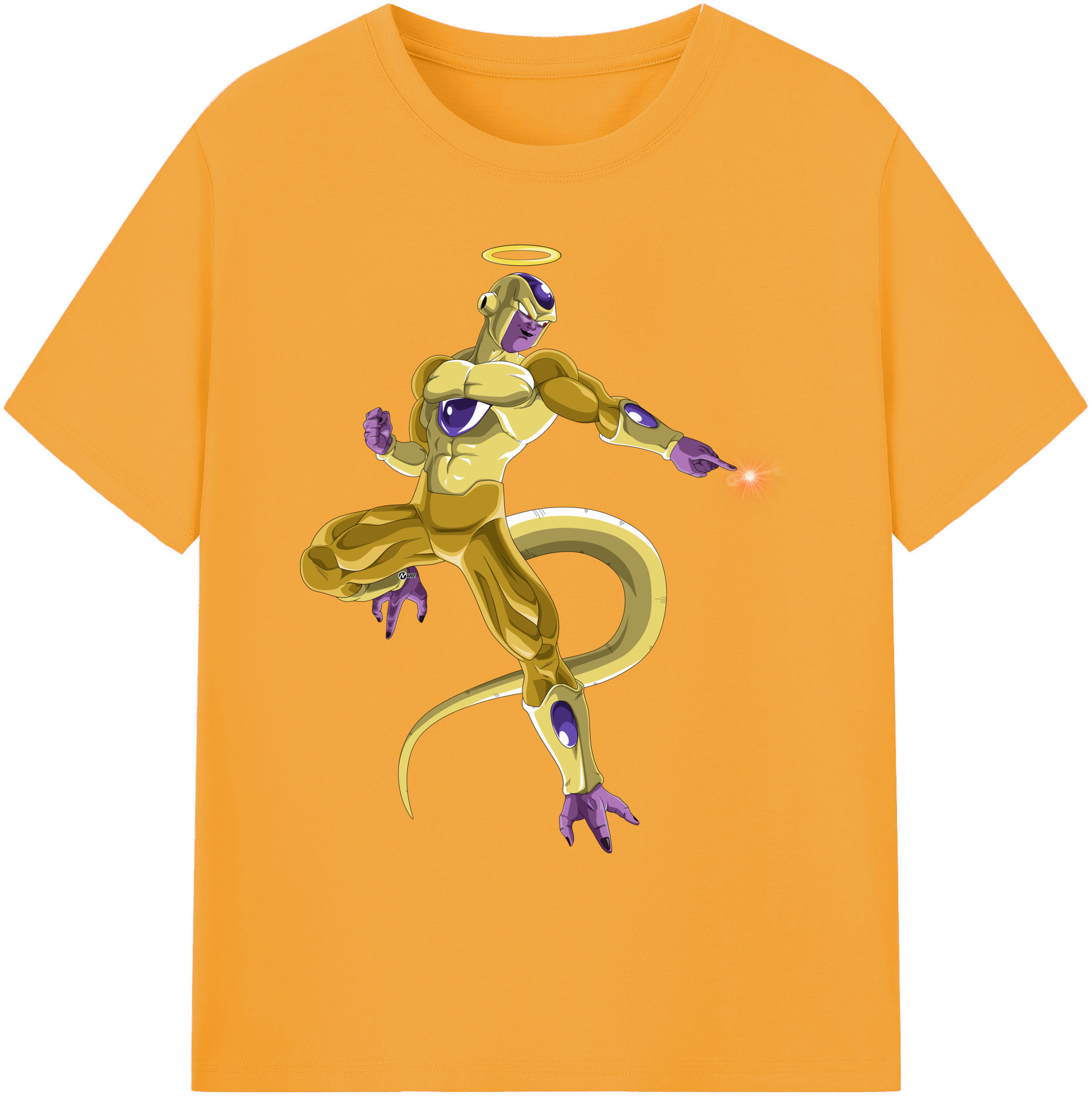 （画像用） ドラゴンボール フリーザ DRAGON BALL Frieza 綿100％ メンズ半袖Tシャツ｜肌触りやわらか＆通気性