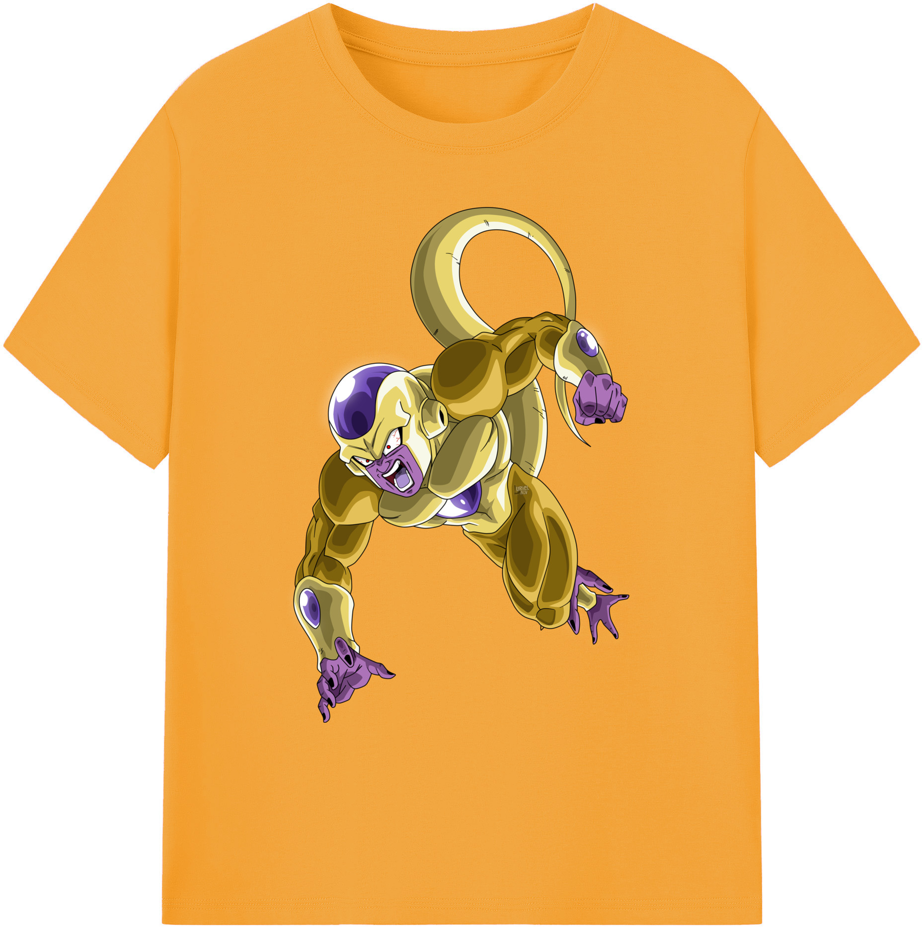 （画像用） ドラゴンボール フリーザ DRAGON BALL Frieza 綿100％ メンズ半袖Tシャツ｜肌触りやわらか＆通気性