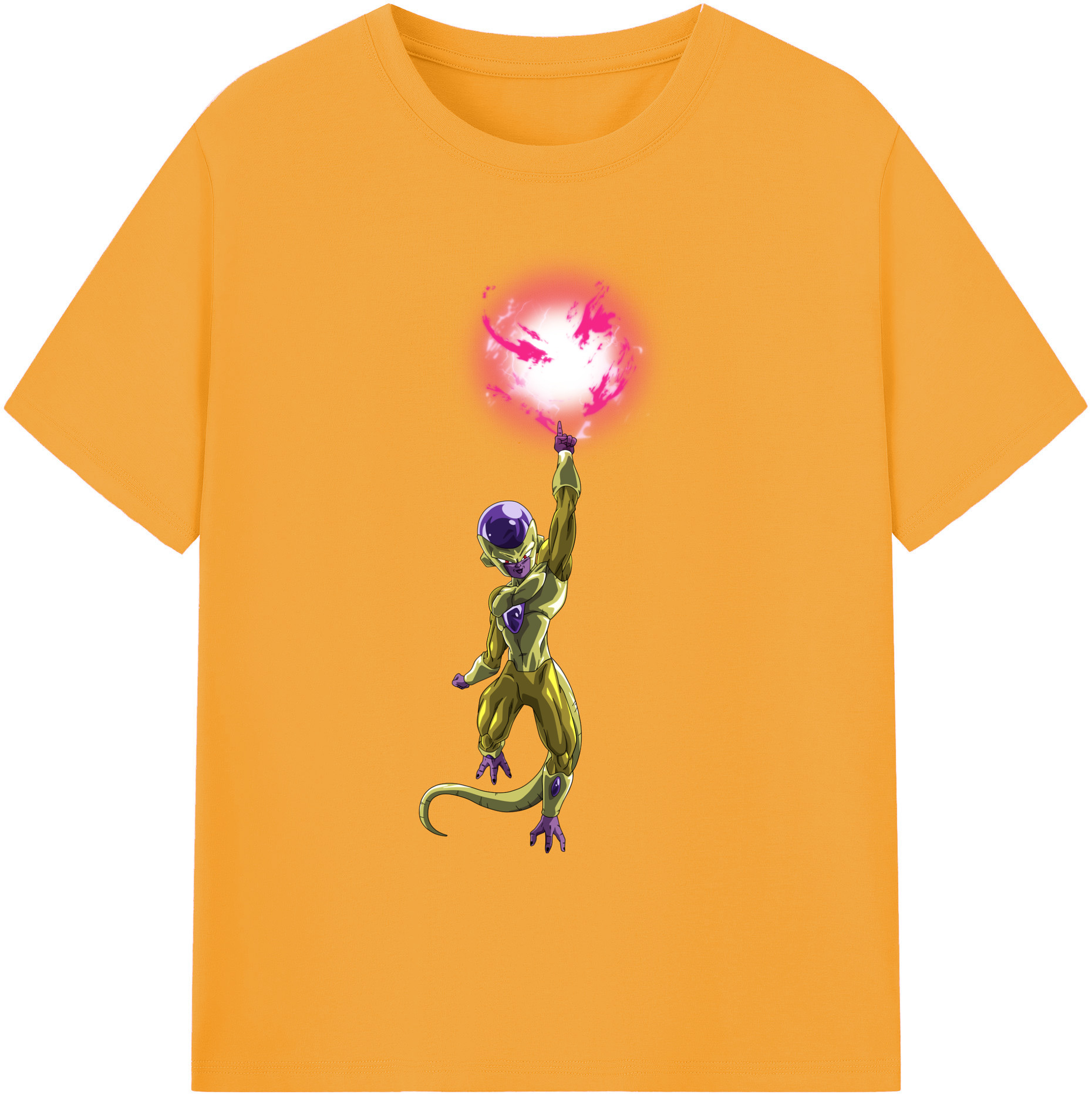 （画像用） ドラゴンボール フリーザ DRAGON BALL Frieza 綿100％ メンズ半袖Tシャツ｜肌触りやわらか＆通気性