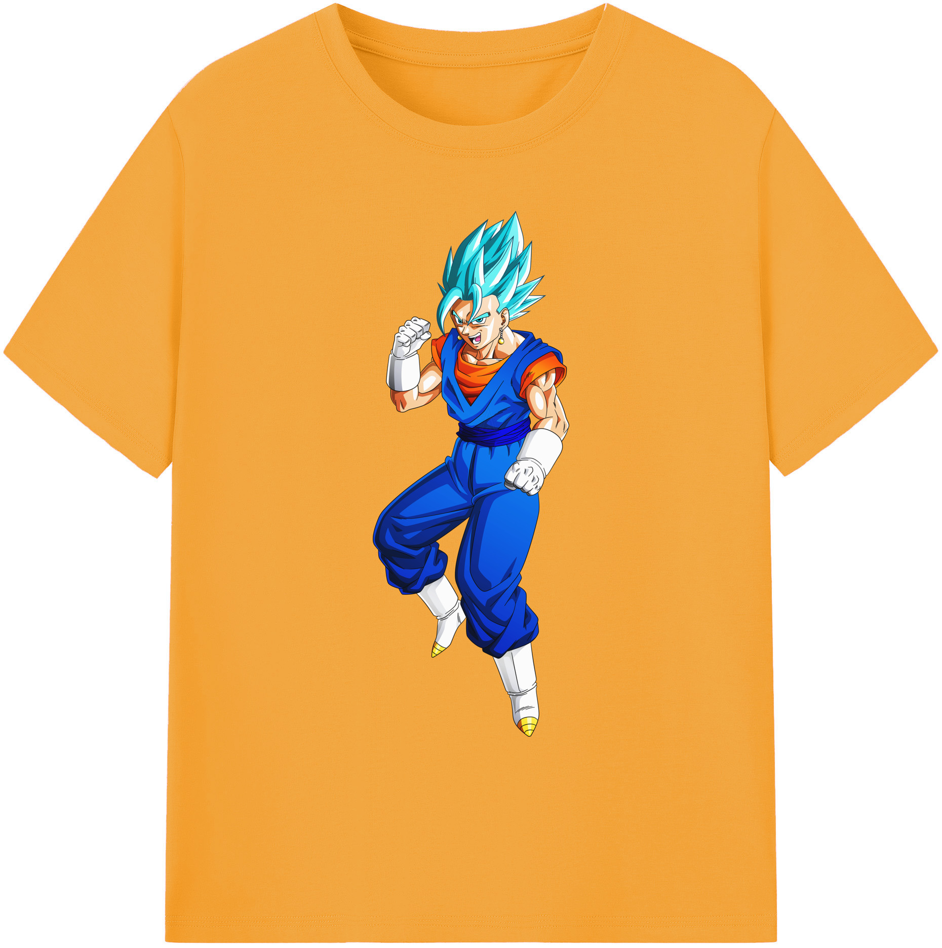 （画像用） ドラゴンボール ベジット DRAGON BALL Vegetto 綿100％ メンズ半袖Tシャツ｜肌触りやわらか＆通気性