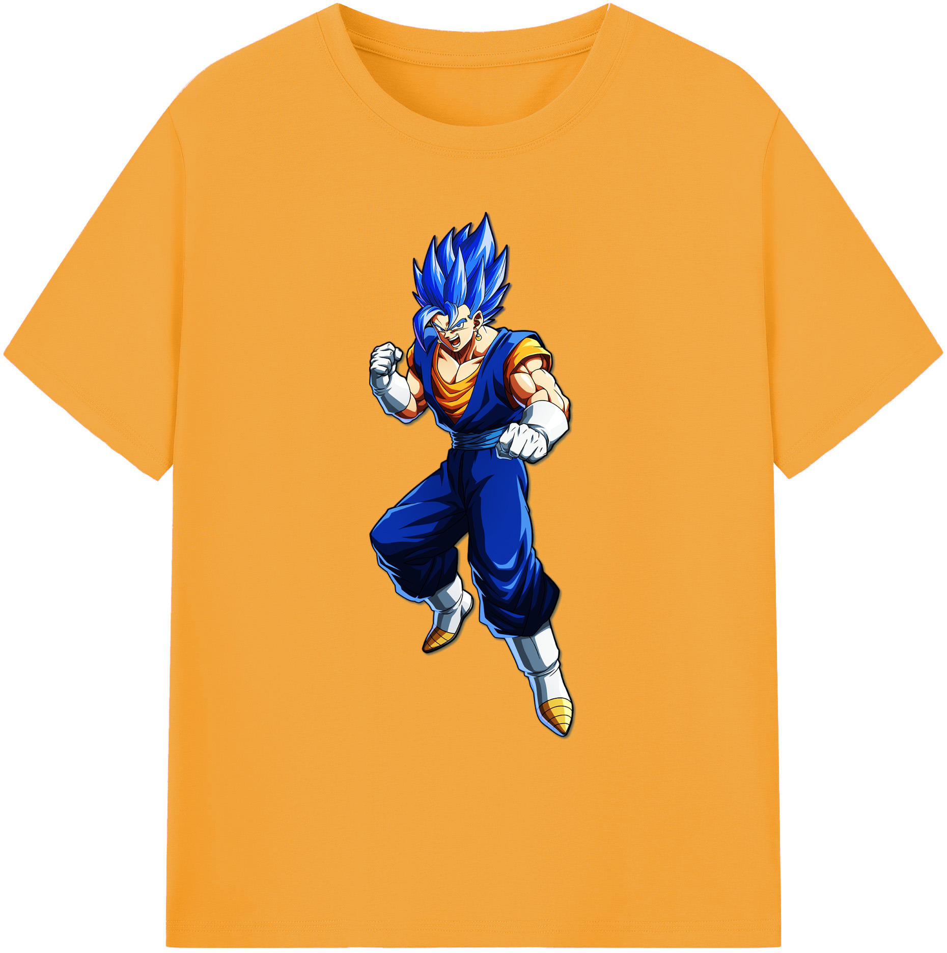 （画像用） ドラゴンボール ベジット DRAGON BALL Vegetto 綿100％ メンズ半袖Tシャツ｜肌触りやわらか＆通気性