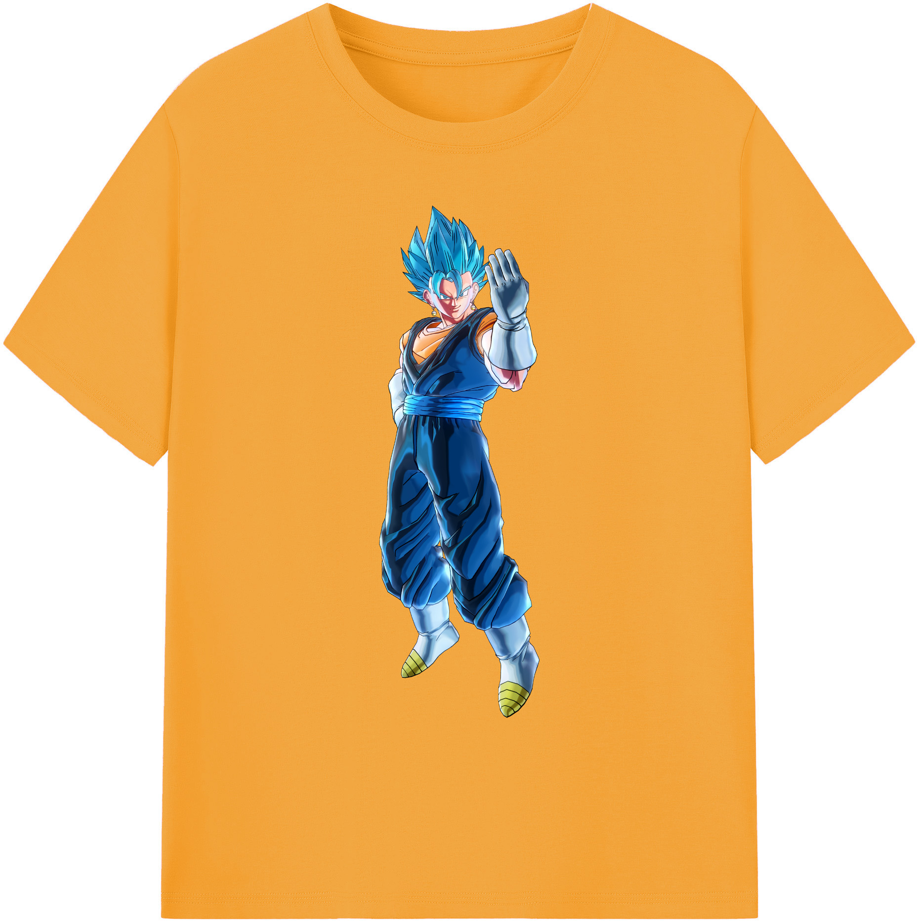（画像用） ドラゴンボール ベジット DRAGON BALL Vegetto 綿100％ メンズ半袖Tシャツ｜肌触りやわらか＆通気性