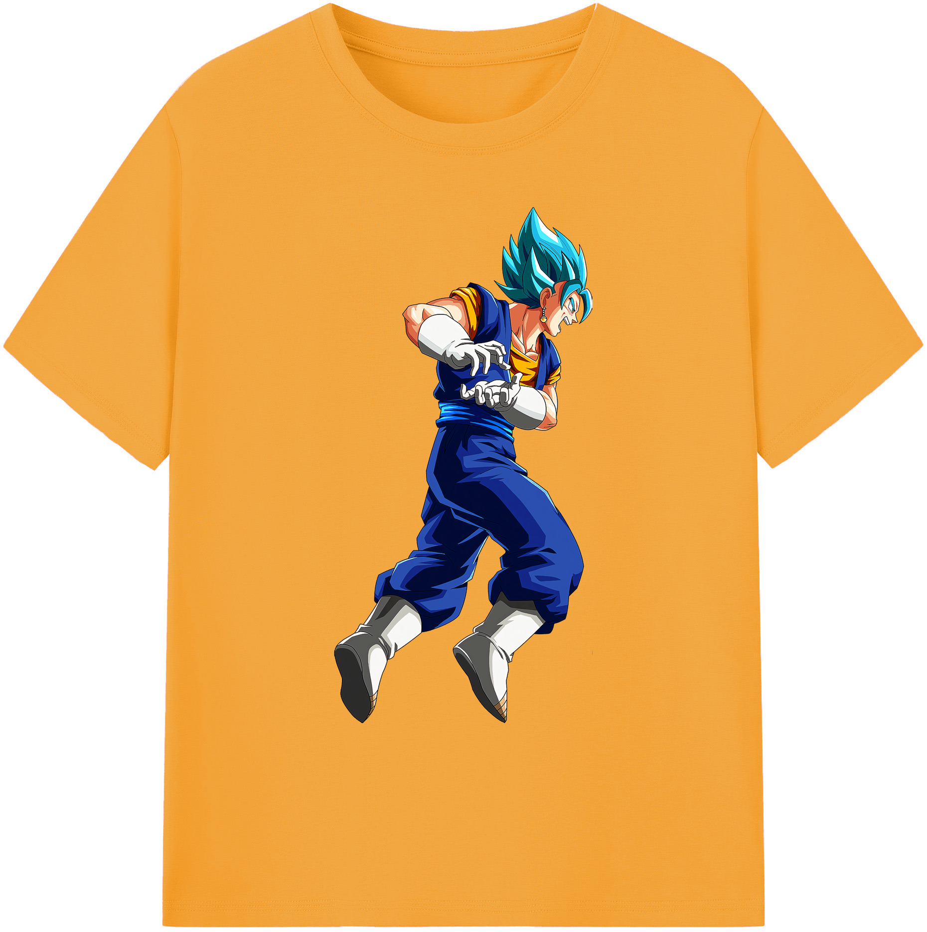 （画像用） ドラゴンボール ベジット DRAGON BALL Vegetto 綿100％ メンズ半袖Tシャツ｜肌触りやわらか＆通気性