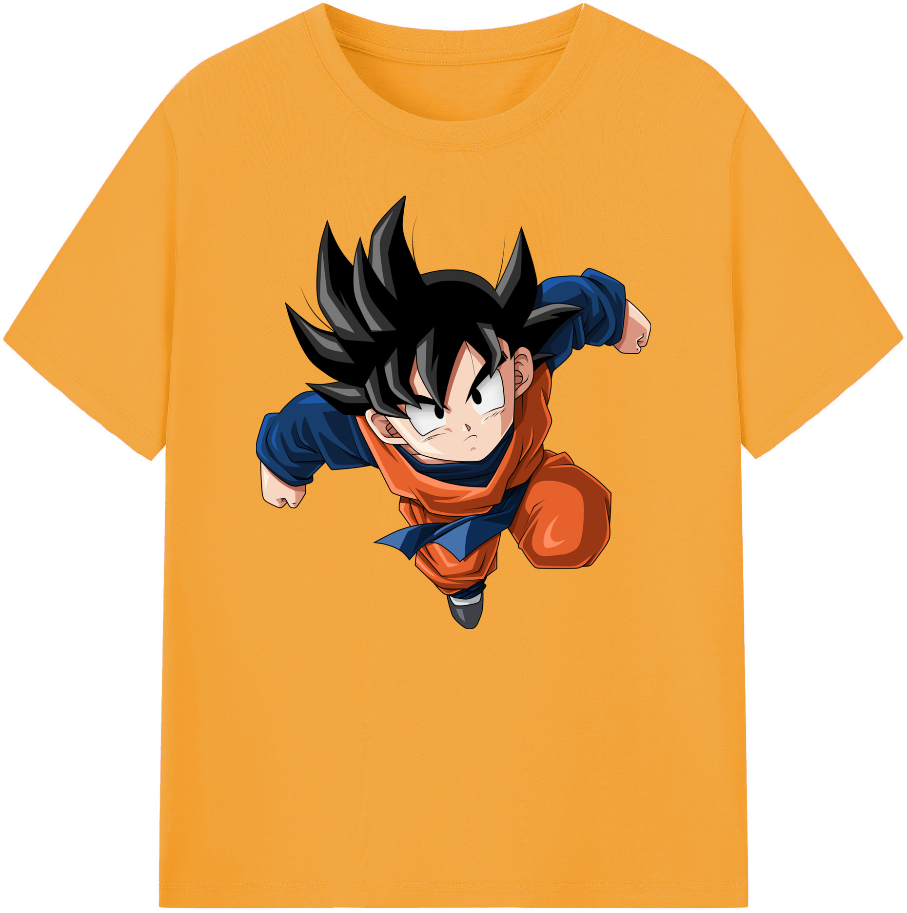 （画像用） ドラゴンボール 孫悟空（そん ごくう）Son Goku カカロット DRAGON BALL Kakarotto 綿100％ メンズ半袖Tシャツ｜肌触りやわらか＆通気性