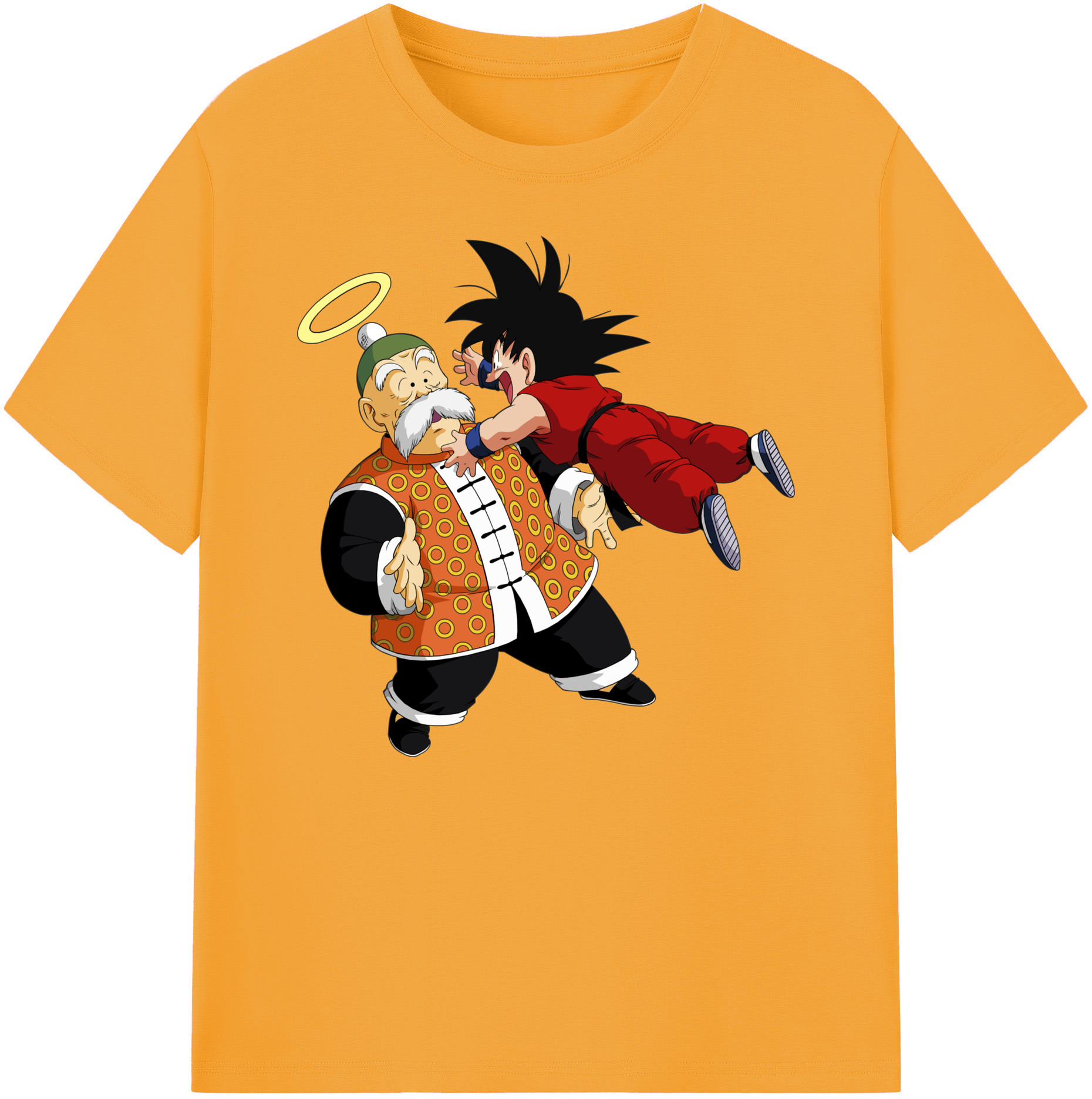 （画像用） ドラゴンボール 孫悟空（そん ごくう）Son Goku カカロット DRAGON BALL Kakarotto 綿100％ メンズ半袖Tシャツ｜肌触りやわらか＆通気性