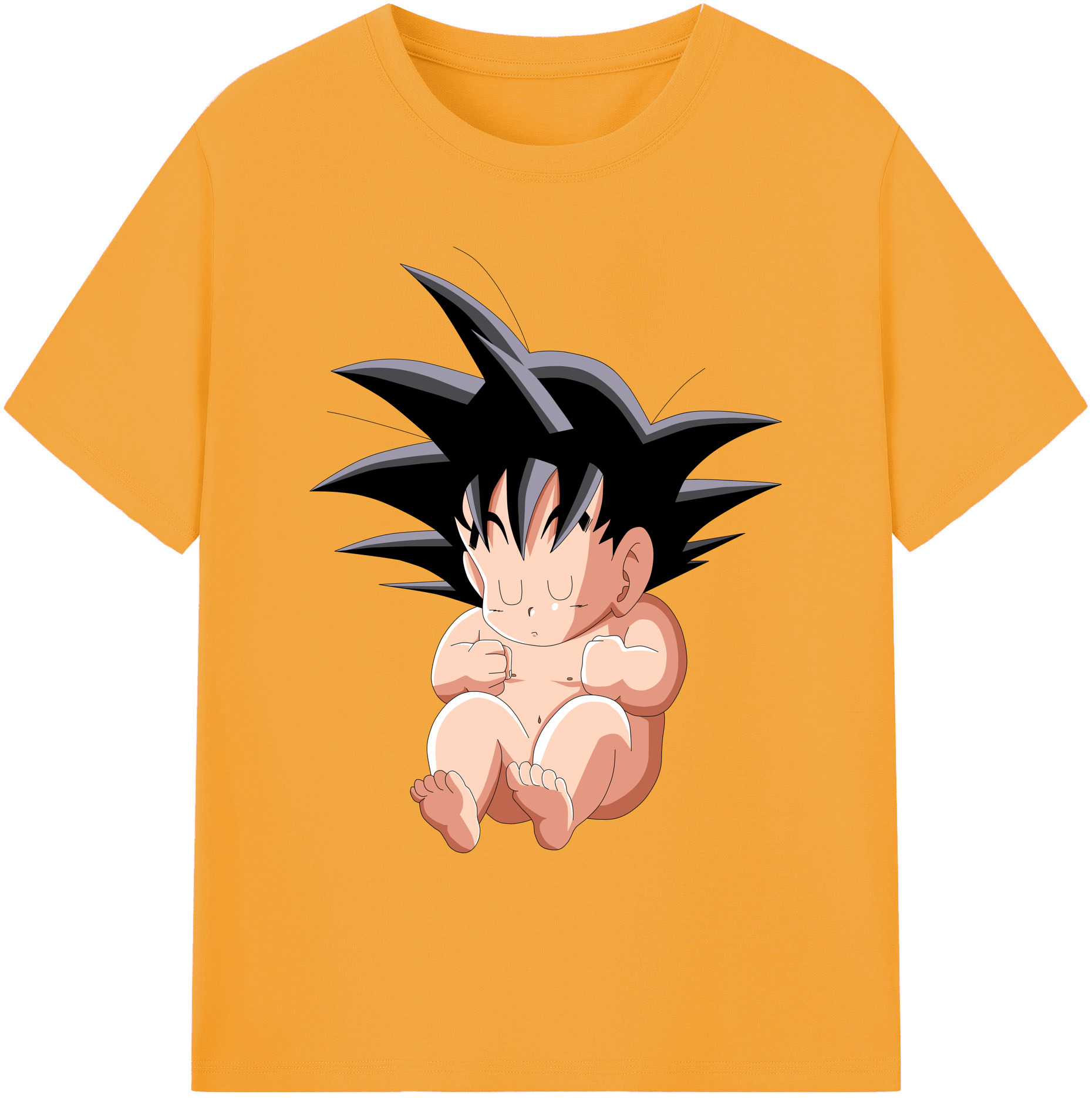 （画像用） ドラゴンボール 孫悟空（そん ごくう）Son Goku カカロット DRAGON BALL Kakarotto 綿100％ メンズ半袖Tシャツ｜肌触りやわらか＆通気性