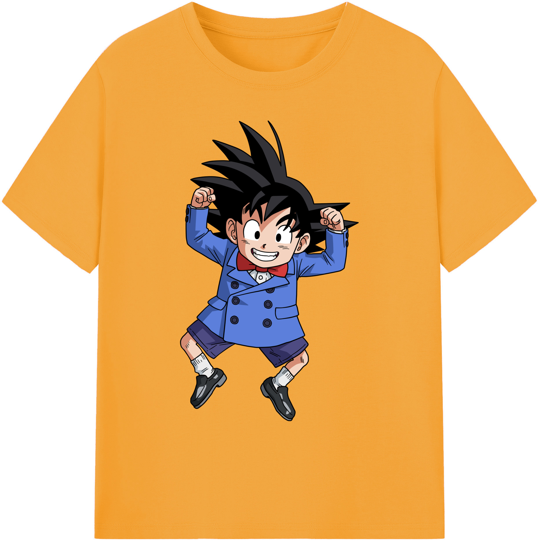 （画像用） ドラゴンボール 孫悟空（そん ごくう）Son Goku カカロット DRAGON BALL Kakarotto 綿100％ メンズ半袖Tシャツ｜肌触りやわらか＆通気性