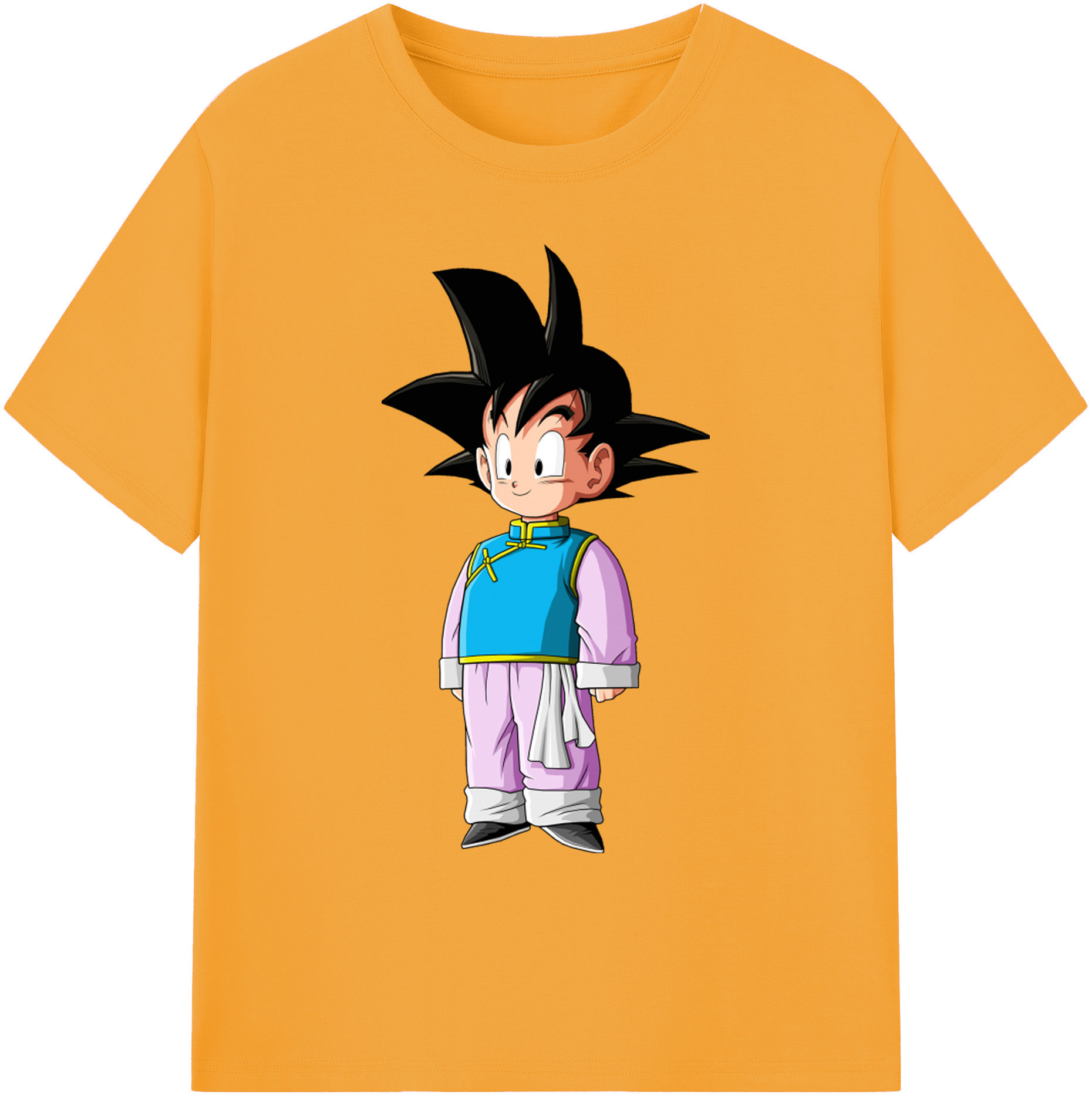 （画像用） ドラゴンボール 孫悟空（そん ごくう）Son Goku カカロット DRAGON BALL Kakarotto 綿100％ メンズ半袖Tシャツ｜肌触りやわらか＆通気性