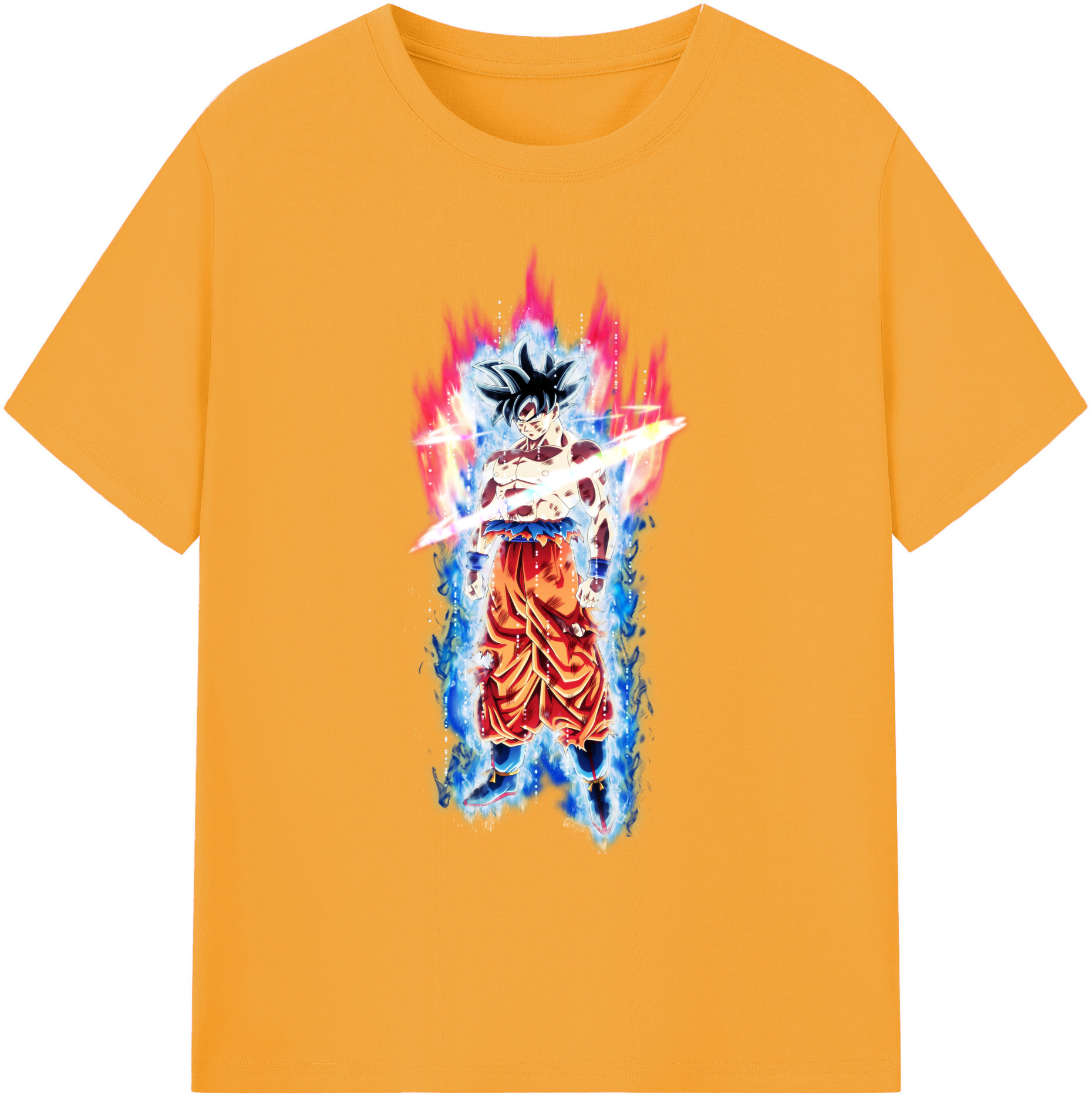 （画像用） ドラゴンボール 孫悟空（そん ごくう）Son Goku カカロット DRAGON BALL Kakarotto 綿100％ メンズ半袖Tシャツ｜肌触りやわらか＆通気性