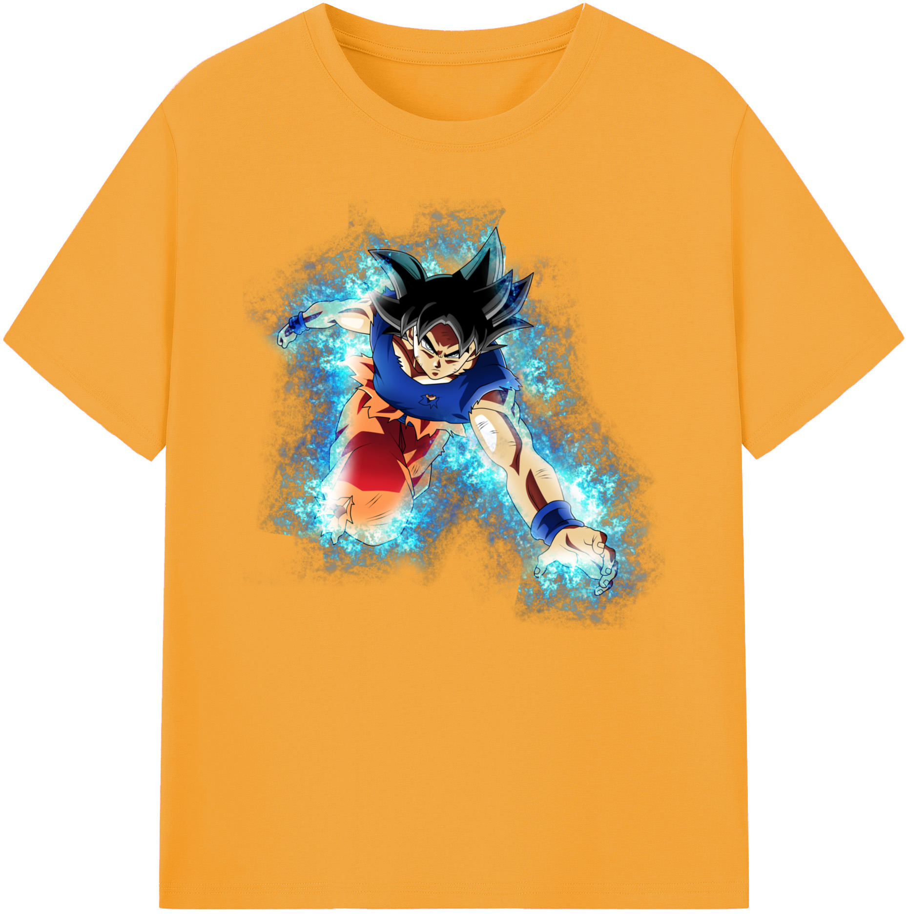 （画像用） ドラゴンボール 孫悟空（そん ごくう）Son Goku カカロット DRAGON BALL Kakarotto 綿100％ メンズ半袖Tシャツ｜肌触りやわらか＆通気性