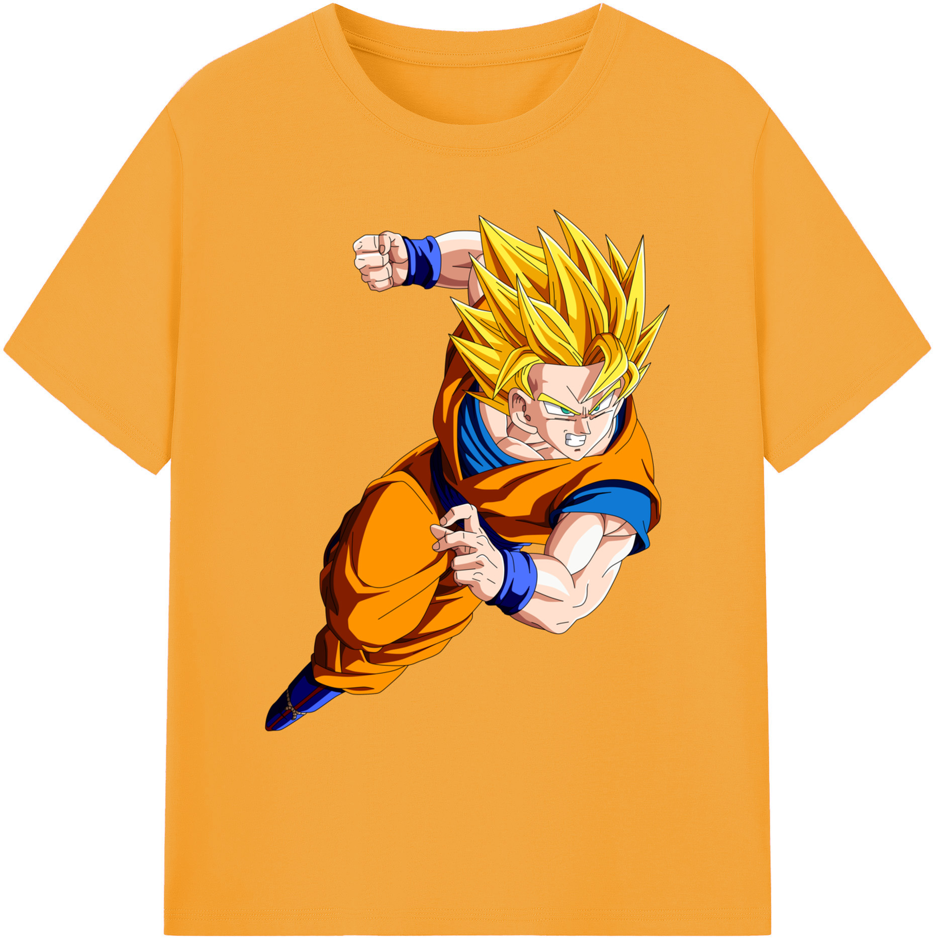 （画像用） ドラゴンボール 孫悟空（そん ごくう）Son Goku カカロット DRAGON BALL Kakarotto 綿100％ メンズ半袖Tシャツ｜肌触りやわらか＆通気性