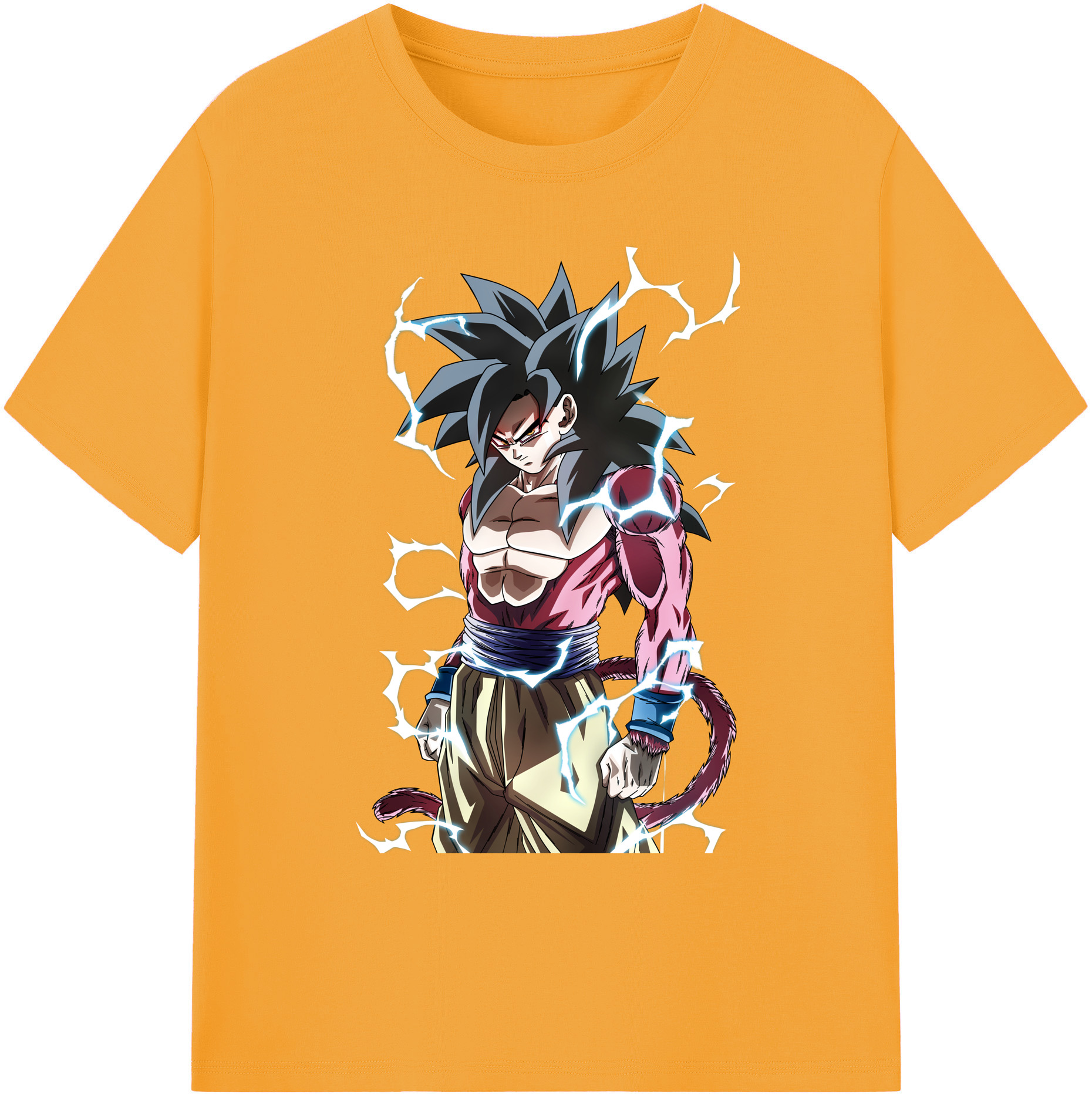 （画像用） ドラゴンボール 孫悟空（そん ごくう）Son Goku カカロット DRAGON BALL Kakarotto 綿100％ メンズ半袖Tシャツ｜肌触りやわらか＆通気性
