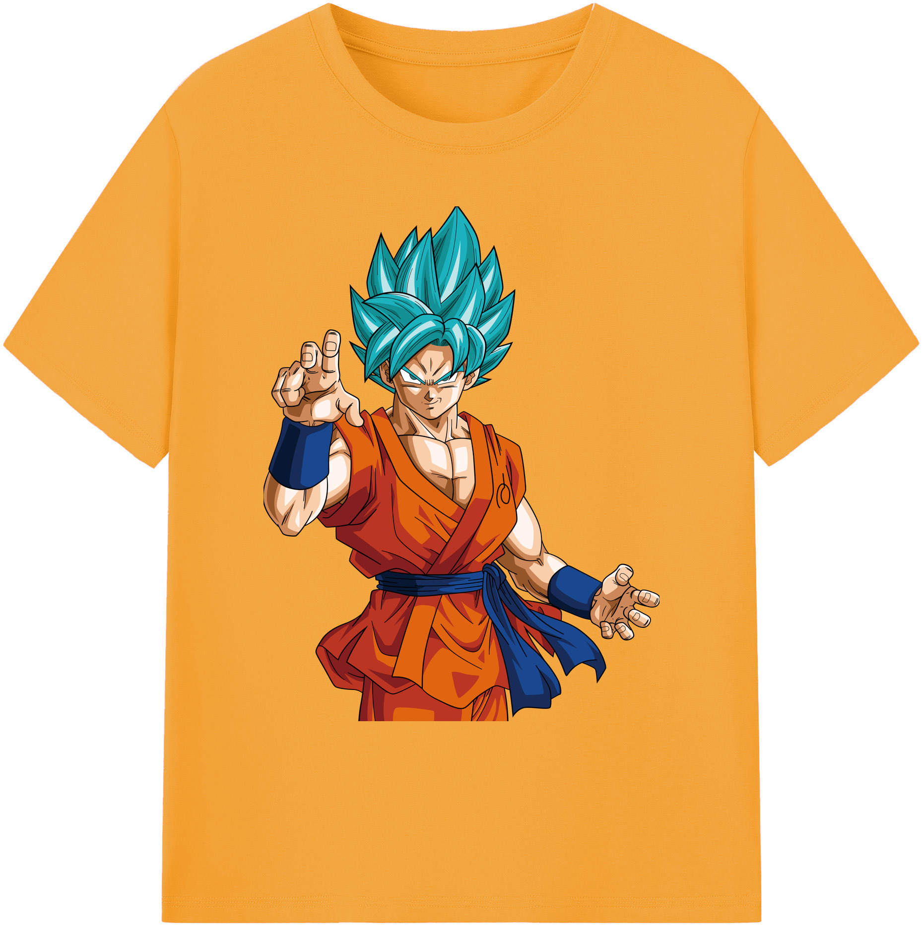 （画像用） ドラゴンボール 孫悟空（そん ごくう）Son Goku カカロット DRAGON BALL Kakarotto 綿100％ メンズ半袖Tシャツ｜肌触りやわらか＆通気性