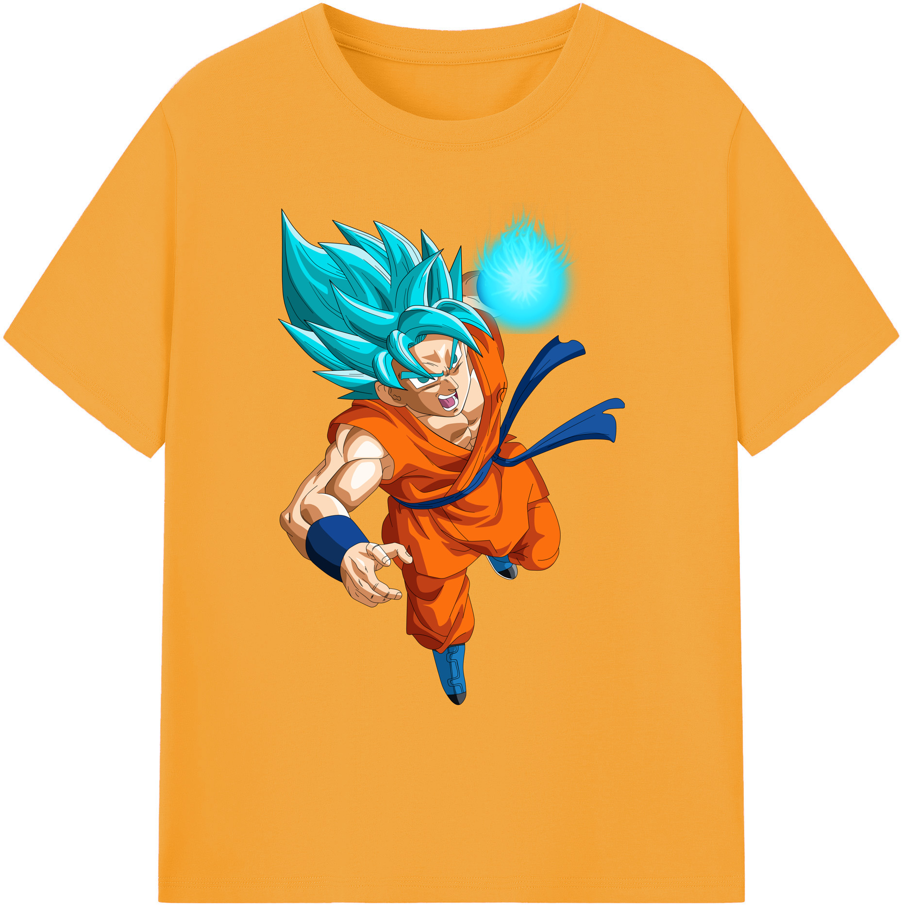 （画像用） ドラゴンボール 孫悟空（そん ごくう）Son Goku カカロット DRAGON BALL Kakarotto 綿100％ メンズ半袖Tシャツ｜肌触りやわらか＆通気性