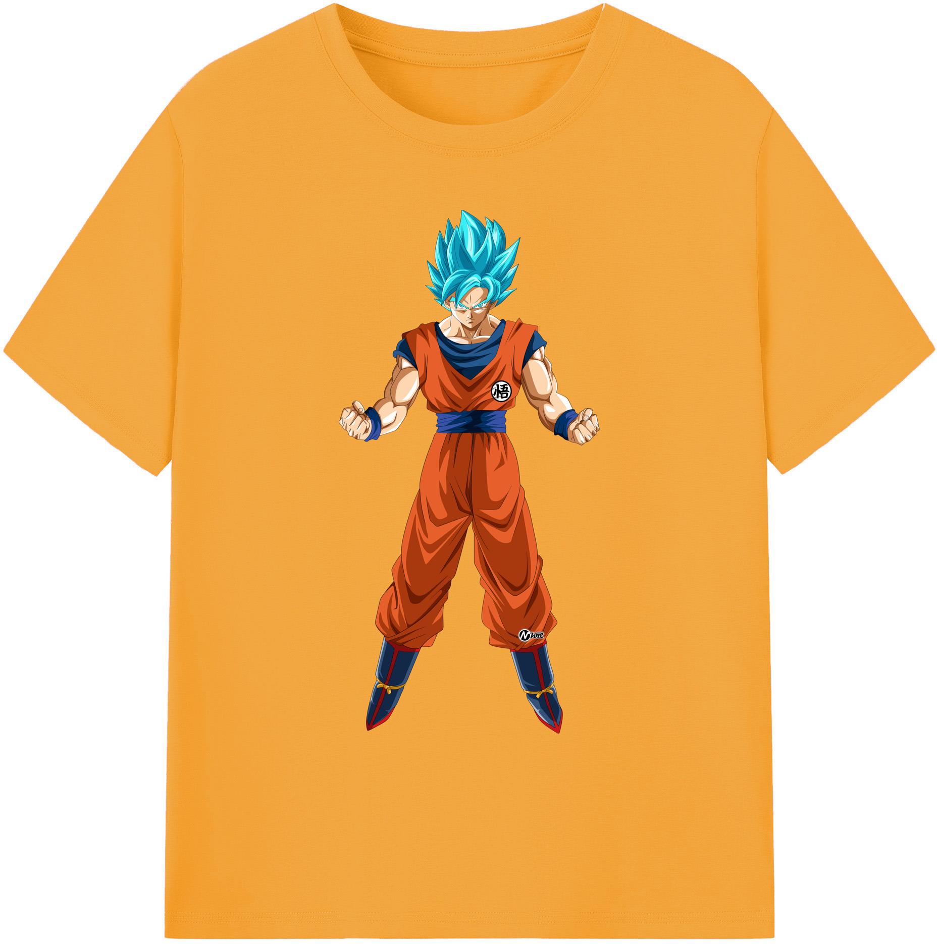 （画像用） ドラゴンボール 孫悟空（そん ごくう）Son Goku カカロット DRAGON BALL Kakarotto 綿100％ メンズ半袖Tシャツ｜肌触りやわらか＆通気性