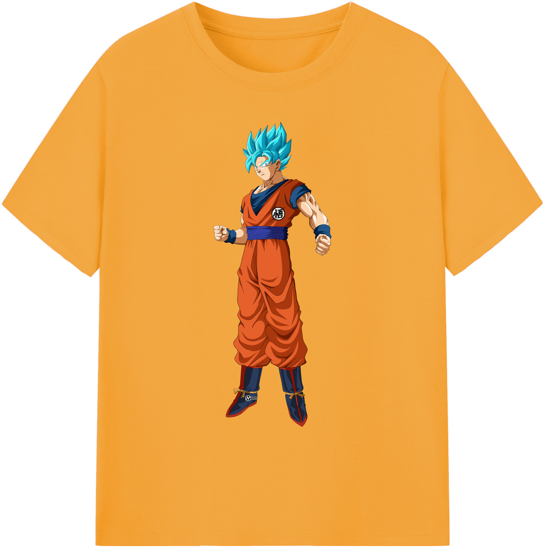 （画像用） ドラゴンボール 孫悟空（そん ごくう）Son Goku カカロット DRAGON BALL Kakarotto 綿100％ メンズ半袖Tシャツ｜肌触りやわらか＆通気性