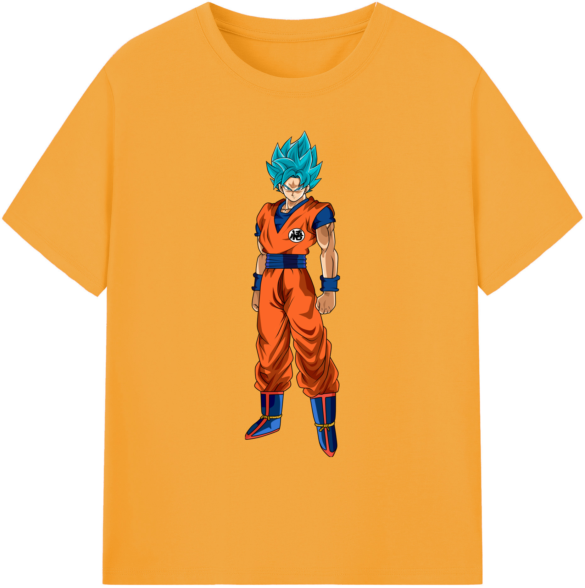 （画像用） ドラゴンボール 孫悟空（そん ごくう）Son Goku カカロット DRAGON BALL Kakarotto 綿100％ メンズ半袖Tシャツ｜肌触りやわらか＆通気性