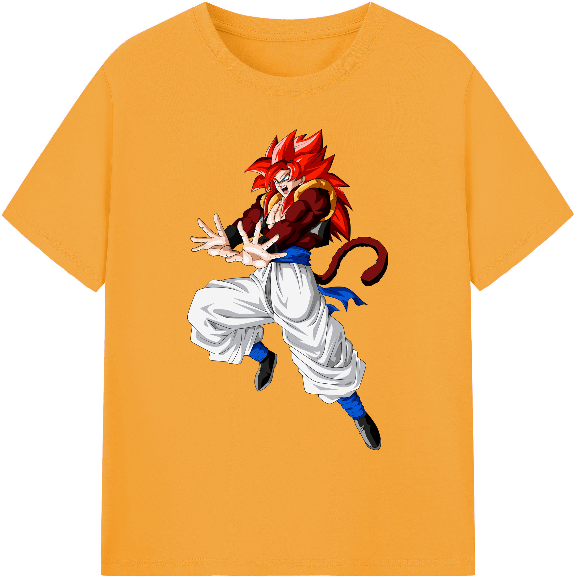 （画像用） ドラゴンボール 孫悟空（そん ごくう）Son Goku カカロット DRAGON BALL Kakarotto 綿100％ メンズ半袖Tシャツ｜肌触りやわらか＆通気性