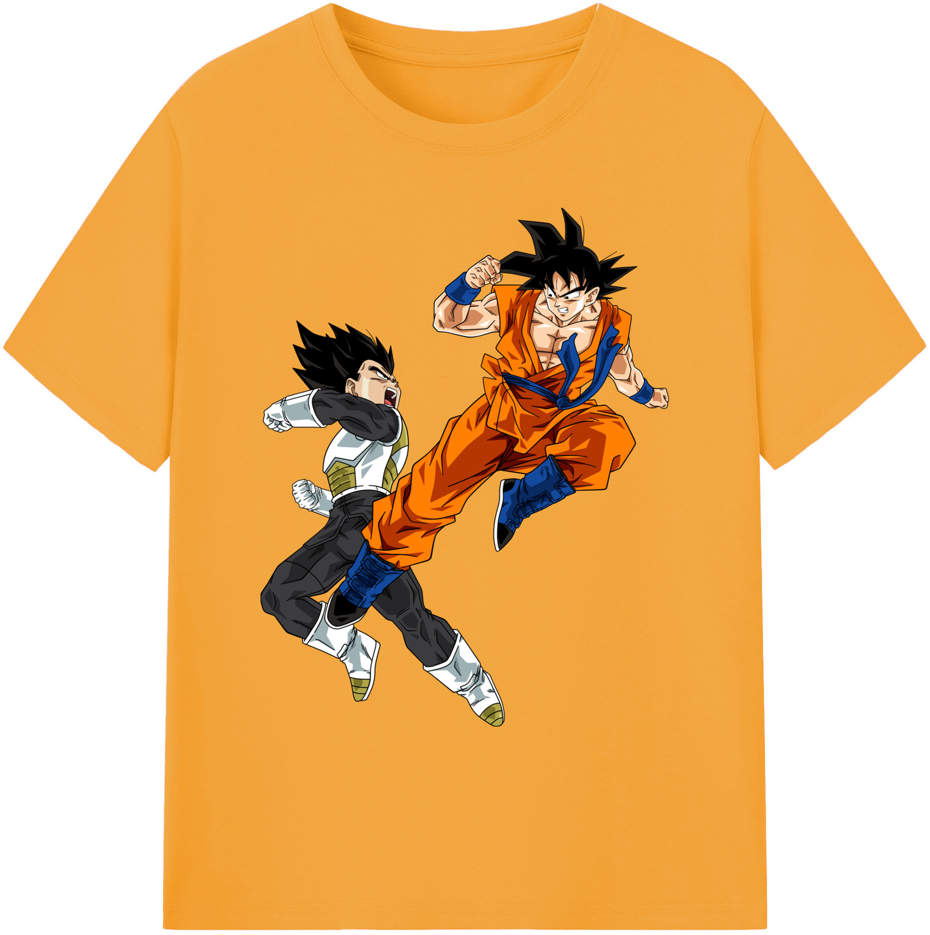 （画像用） ドラゴンボール 孫悟空（そん ごくう）Son Goku カカロット DRAGON BALL Kakarotto 綿100％ メンズ半袖Tシャツ｜肌触りやわらか＆通気性
