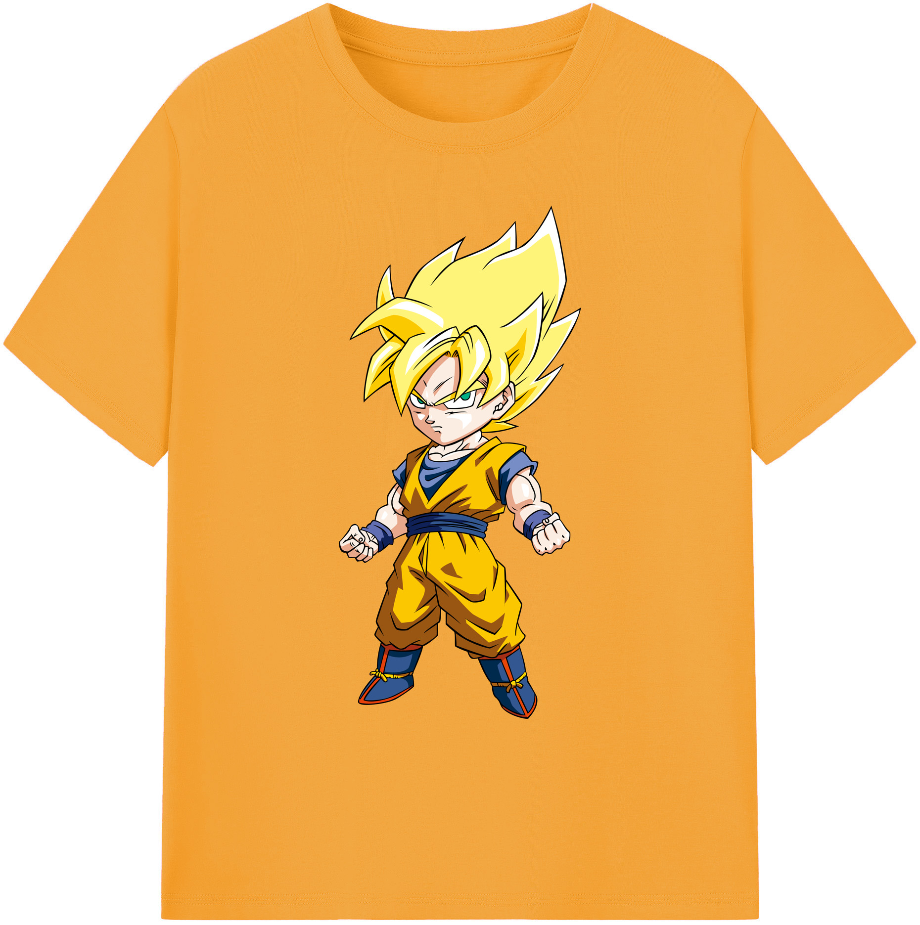 （画像用） ドラゴンボール 孫悟空（そん ごくう）Son Goku カカロット DRAGON BALL Kakarotto 綿100％ メンズ半袖Tシャツ｜肌触りやわらか＆通気性