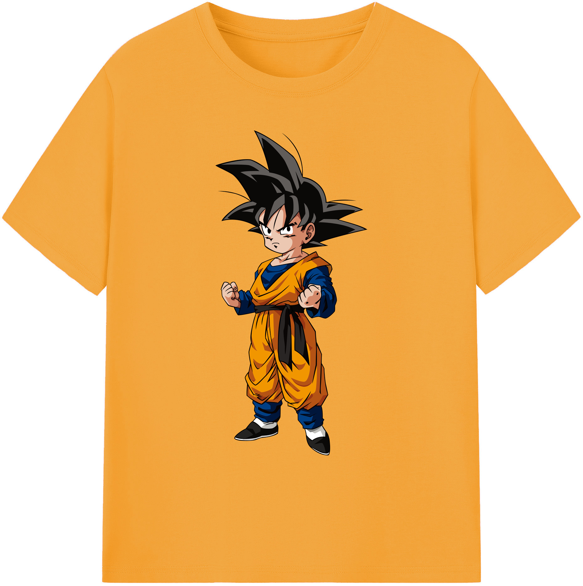（画像用） ドラゴンボール 孫悟空（そん ごくう）Son Goku カカロット DRAGON BALL Kakarotto 綿100％ メンズ半袖Tシャツ｜肌触りやわらか＆通気性