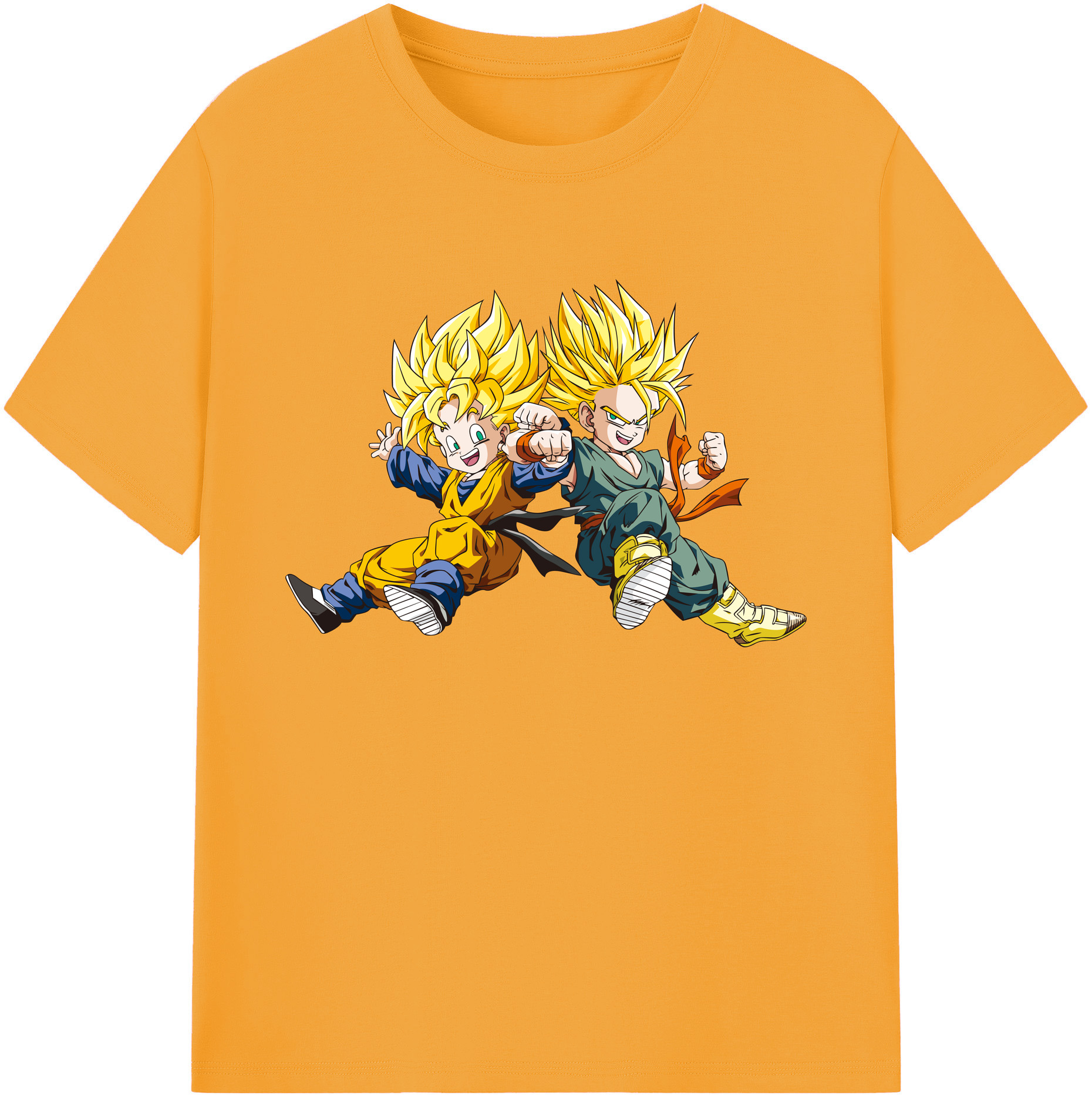 （画像用） ドラゴンボール 孫悟空（そん ごくう）Son Goku カカロット DRAGON BALL Kakarotto 綿100％ メンズ半袖Tシャツ｜肌触りやわらか＆通気性