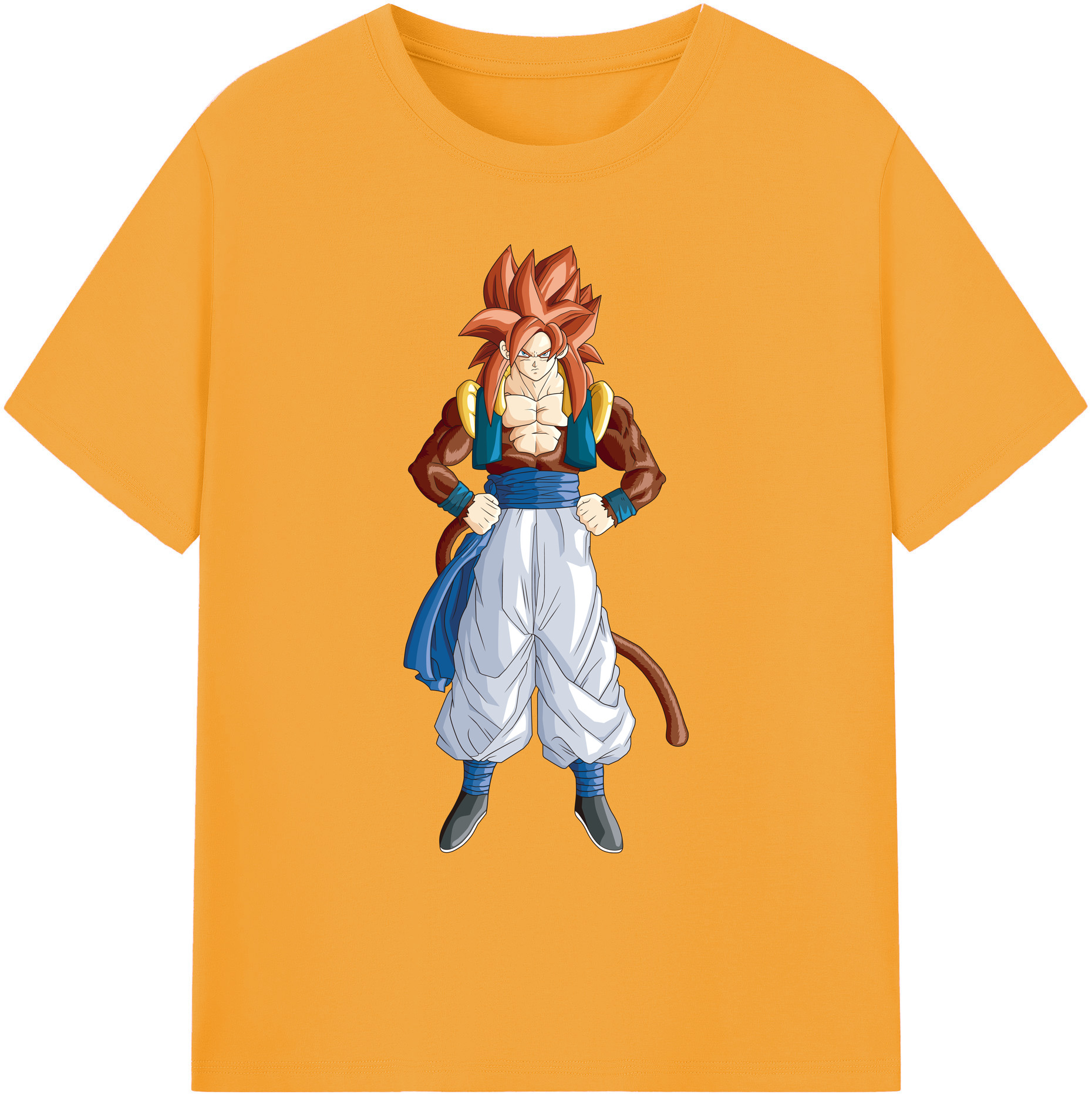（画像用） ドラゴンボール 孫悟空（そん ごくう）Son Goku カカロット DRAGON BALL Kakarotto 綿100％ メンズ半袖Tシャツ｜肌触りやわらか＆通気性