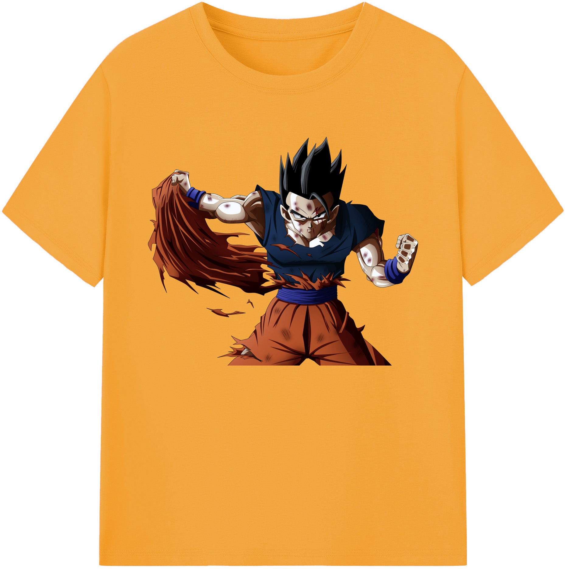 （画像用） ドラゴンボール ベジータ四世（Bejīta Yonsei）DRAGON BALL Vegeta IV 綿100％ メンズ半袖Tシャツ｜肌触りやわらか＆通気性