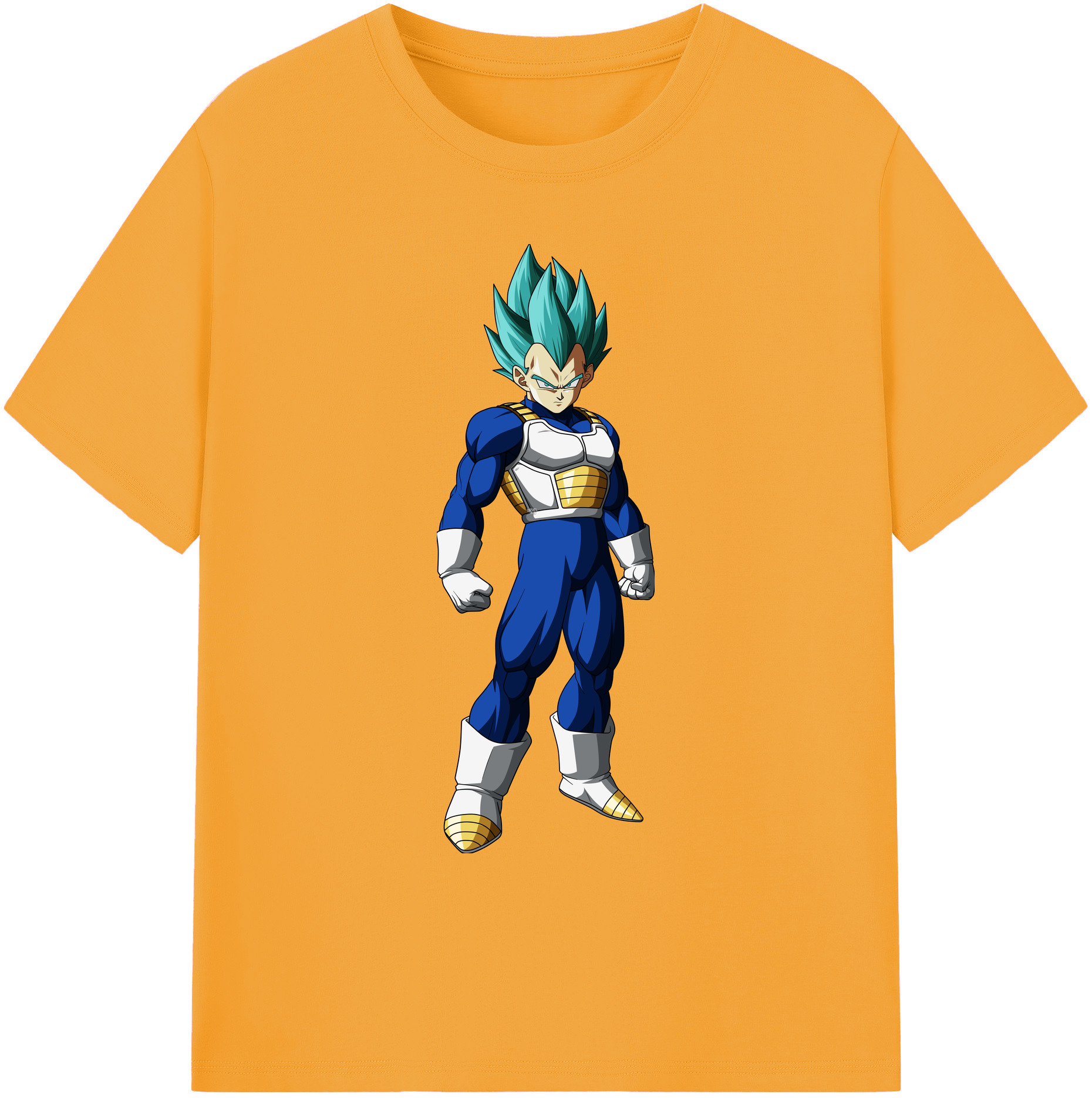 （画像用） ドラゴンボール ベジータ四世（Bejīta Yonsei）DRAGON BALL Vegeta IV 綿100％ メンズ半袖Tシャツ｜肌触りやわらか＆通気性