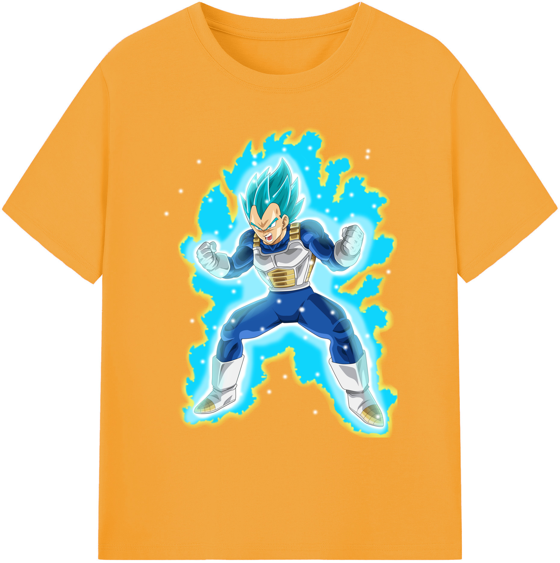 （画像用） ドラゴンボール ベジータ四世（Bejīta Yonsei）DRAGON BALL Vegeta IV 綿100％ メンズ半袖Tシャツ｜肌触りやわらか＆通気性