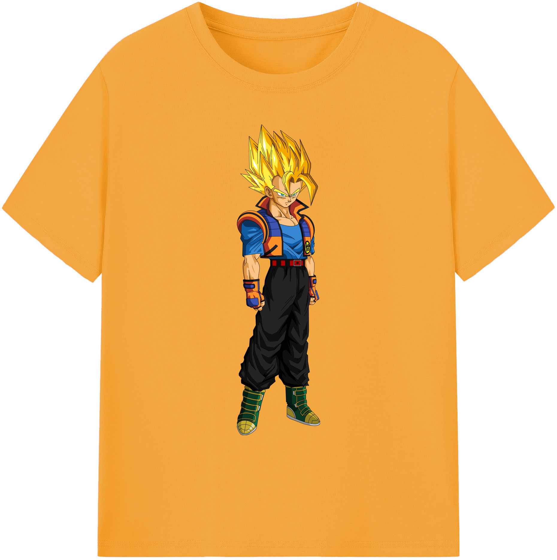 （画像用） ドラゴンボール ベジータ四世（Bejīta Yonsei）DRAGON BALL Vegeta IV 綿100％ メンズ半袖Tシャツ｜肌触りやわらか＆通気性