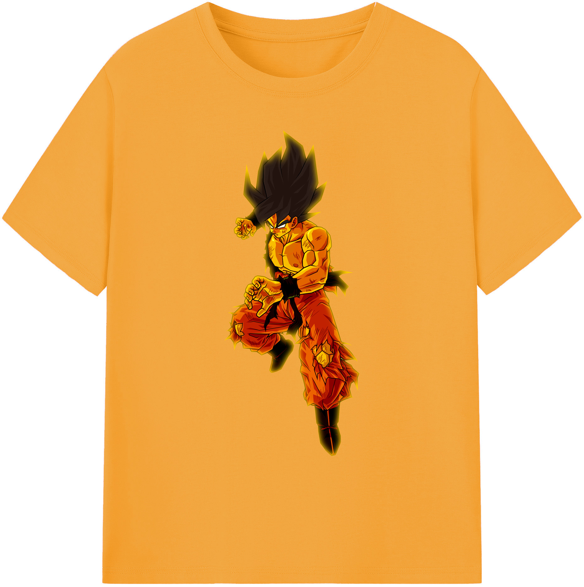 （画像用） ドラゴンボール 孫 悟飯（そんごはん）DRAGON BALL Son Gohan 綿100％ メンズ半袖Tシャツ｜肌触りやわらか＆通気性