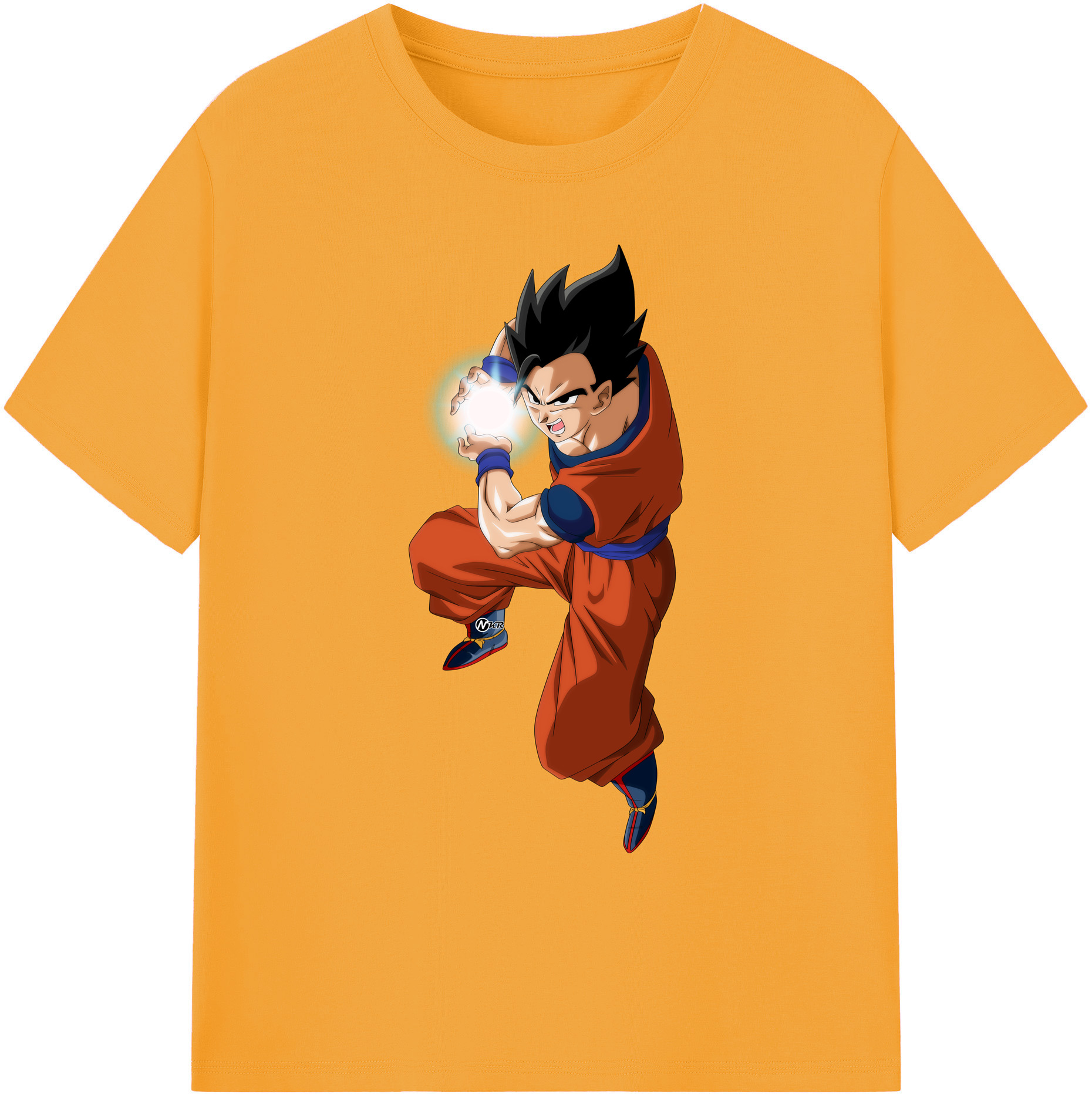 （画像用） ドラゴンボール 孫 悟飯（そんごはん）DRAGON BALL Son Gohan 綿100％ メンズ半袖Tシャツ｜肌触りやわらか＆通気性