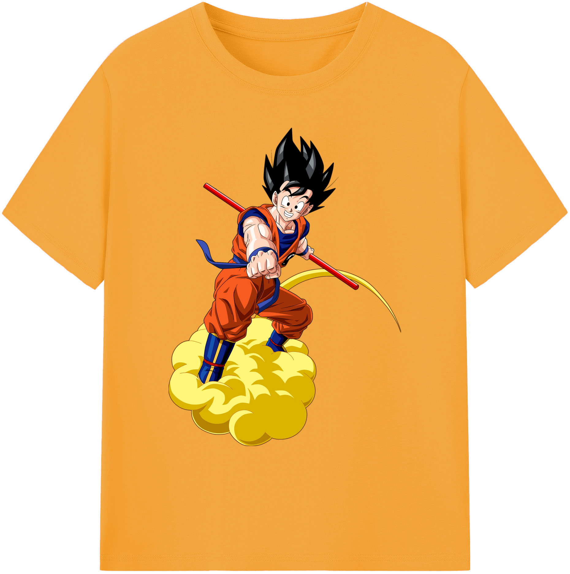 （画像用） ドラゴンボール 孫 悟飯（そんごはん）DRAGON BALL Son Gohan 綿100％ メンズ半袖Tシャツ｜肌触りやわらか＆通気性