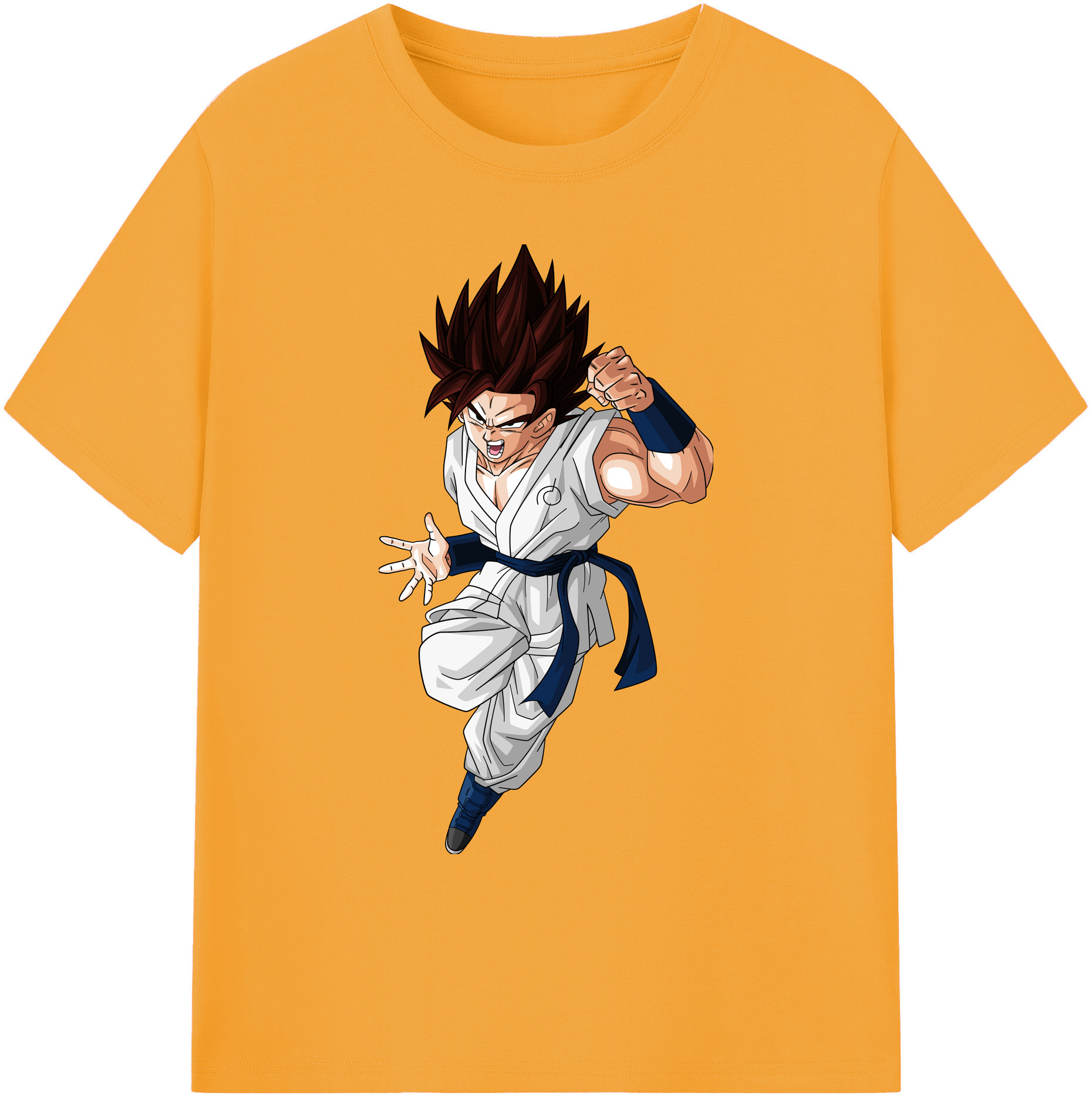 （画像用） ドラゴンボール 孫 悟飯（そんごはん）DRAGON BALL Son Gohan 綿100％ メンズ半袖Tシャツ｜肌触りやわらか＆通気性