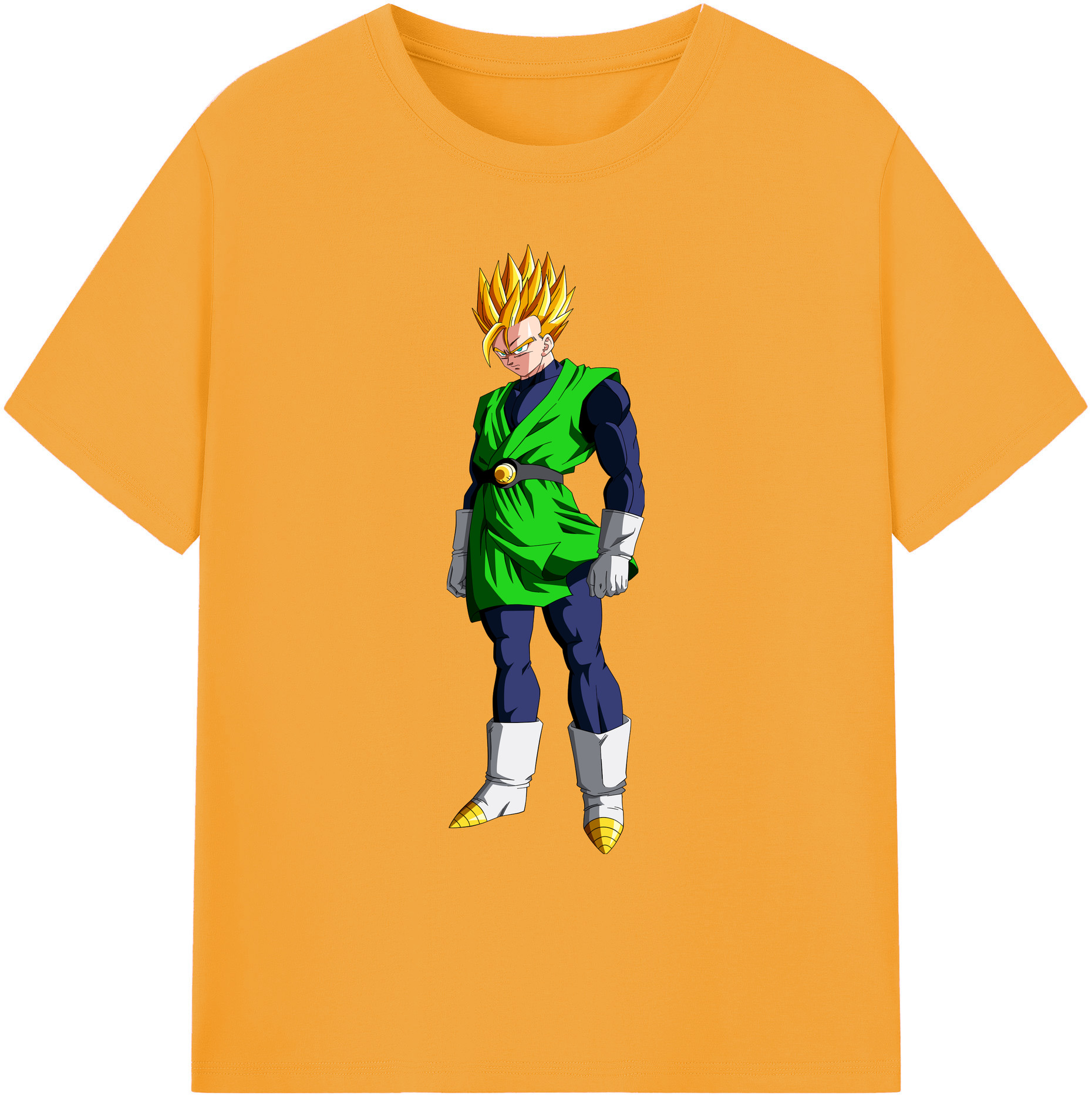 （画像用） ドラゴンボール 孫 悟飯（そんごはん）DRAGON BALL Son Gohan 綿100％ メンズ半袖Tシャツ｜肌触りやわらか＆通気性