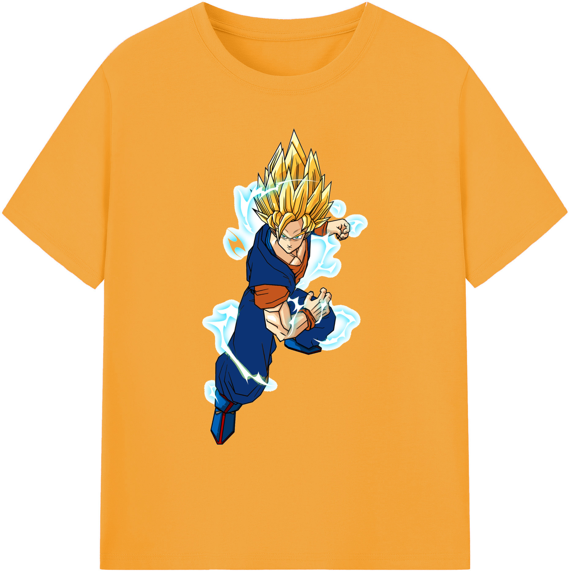 （画像用） ドラゴンボール 孫 悟飯（そんごはん）DRAGON BALL Son Gohan 綿100％ メンズ半袖Tシャツ｜肌触りやわらか＆通気性