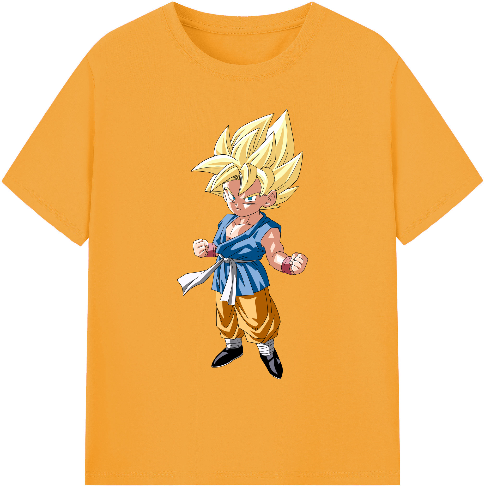 （画像用） ドラゴンボール 孫 悟飯（そんごはん）DRAGON BALL Son Gohan 綿100％ メンズ半袖Tシャツ｜肌触りやわらか＆通気性