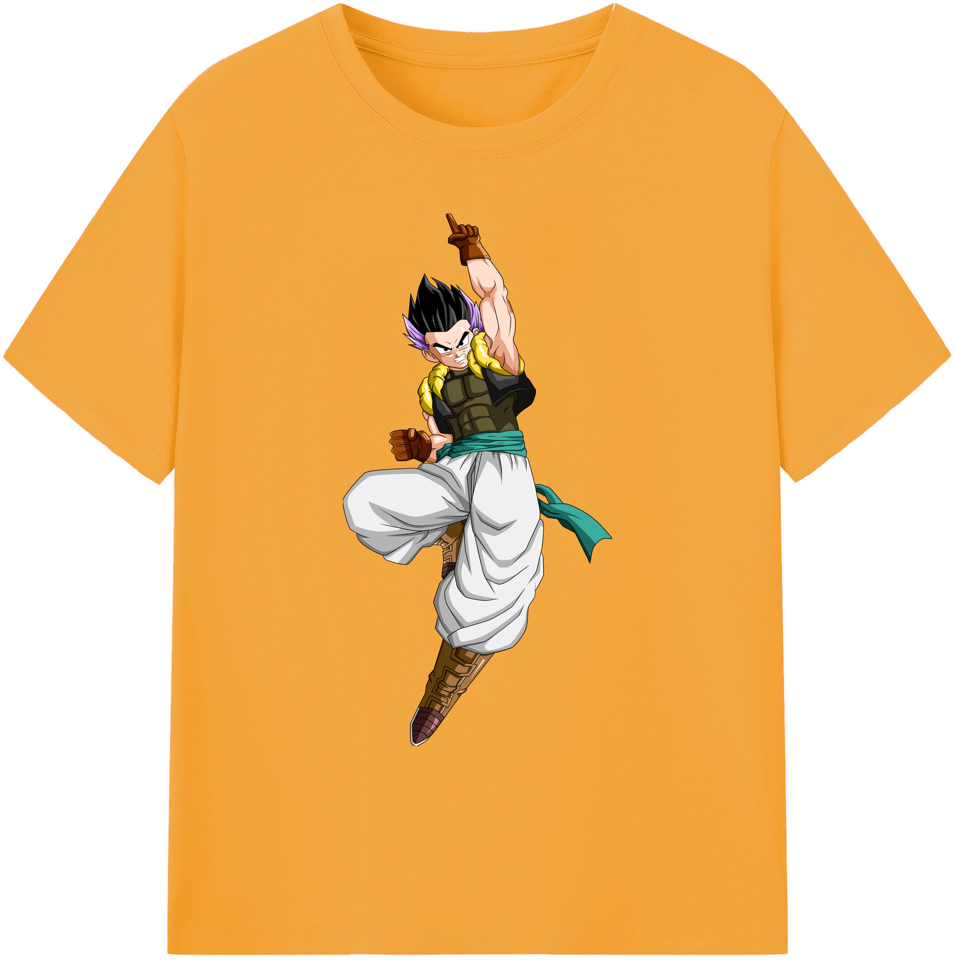 （画像用） ドラゴンボール 孫 悟飯（そんごはん）DRAGON BALL Son Gohan 綿100％ メンズ半袖Tシャツ｜肌触りやわらか＆通気性