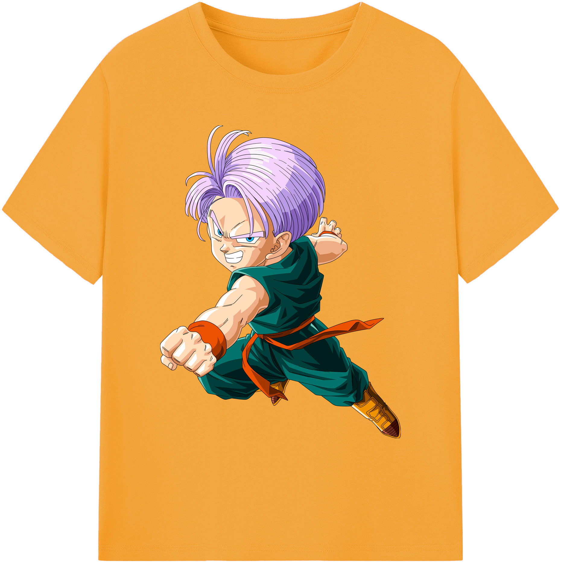 （画像用） ドラゴンボール トランクス（Torankusu）DRAGON BALL Trunks 綿100％ メンズ半袖Tシャツ｜肌触りやわらか＆通気性