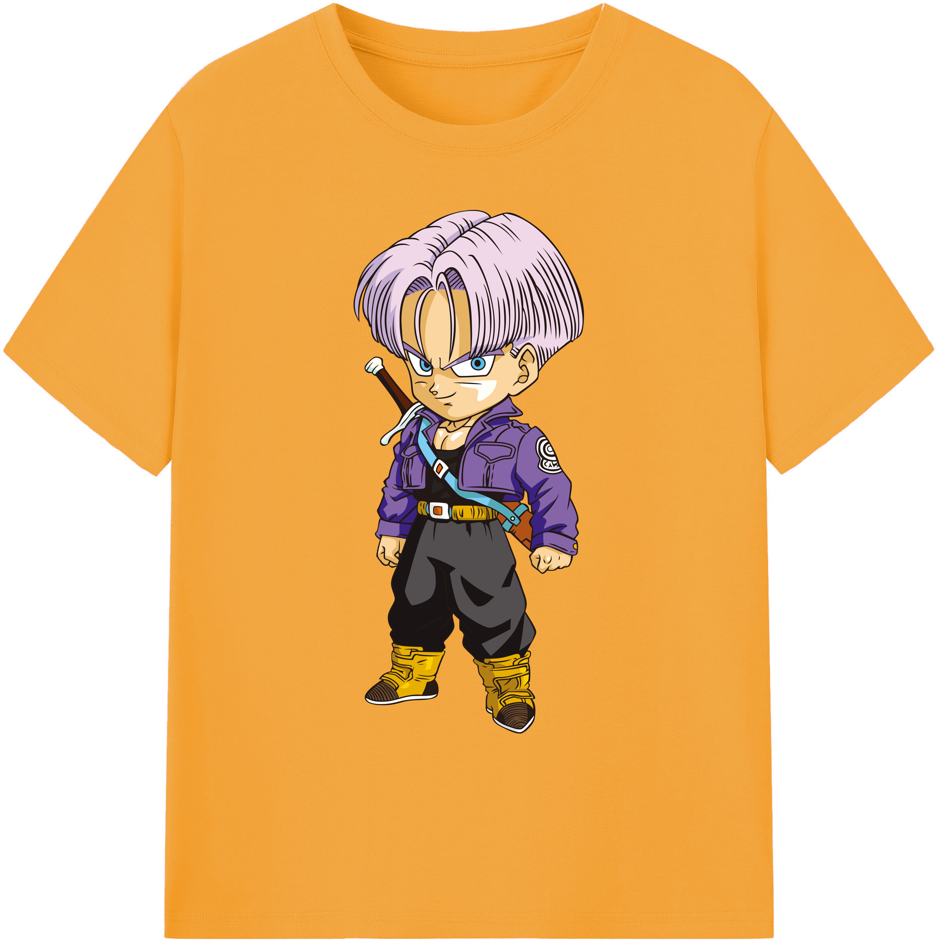 （画像用） ドラゴンボール トランクス（Torankusu）DRAGON BALL Trunks 綿100％ メンズ半袖Tシャツ｜肌触りやわらか＆通気性